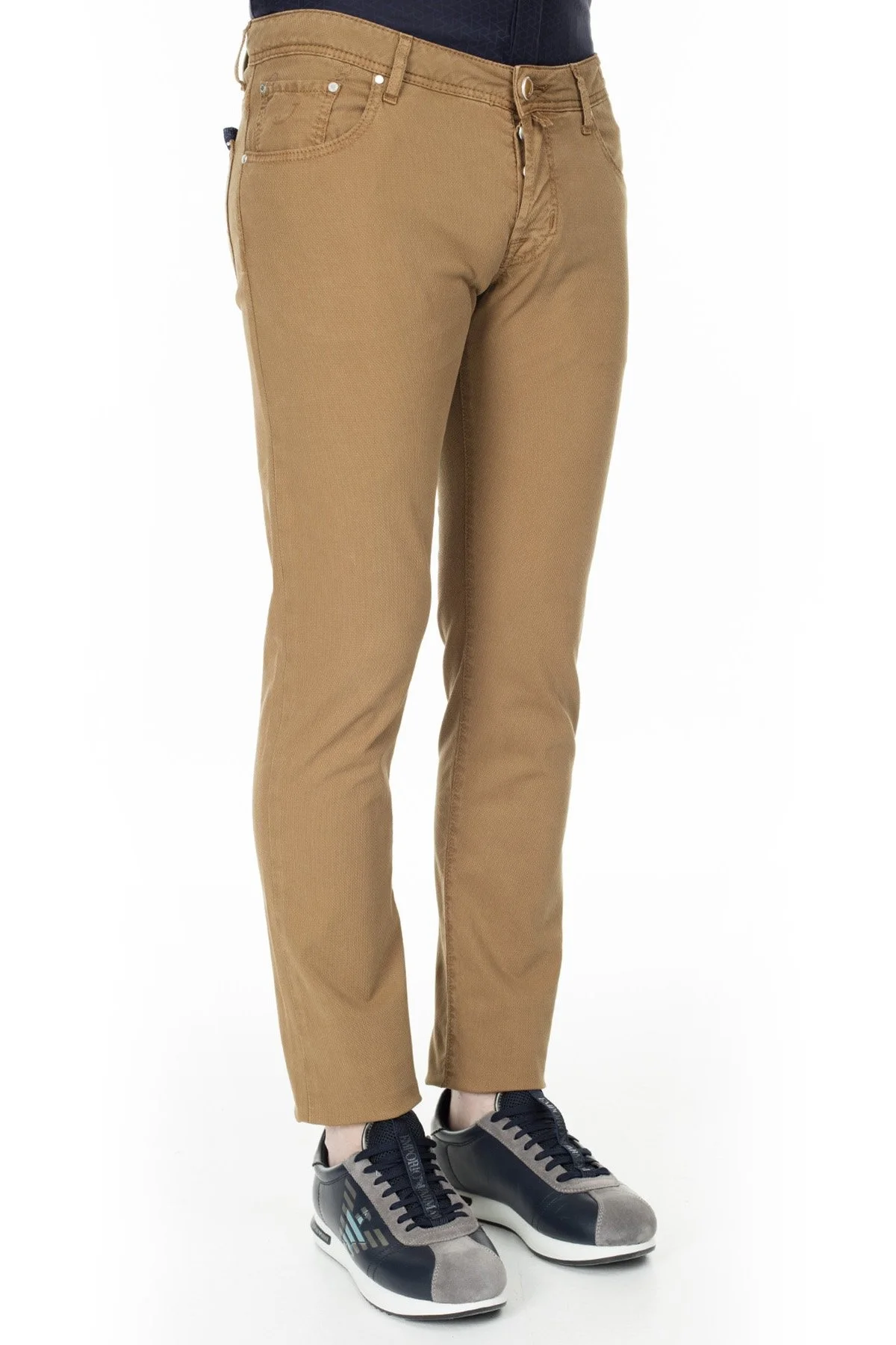 Jacob Cohen Jeans Erkek Pamuklu Pantolon J622 1830V 386 KAHVE - 3