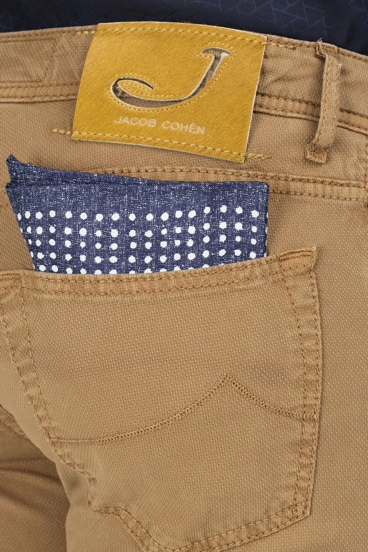 Jacob Cohen Jeans Erkek Pamuklu Pantolon J622 1830V 386 KAHVE - 8