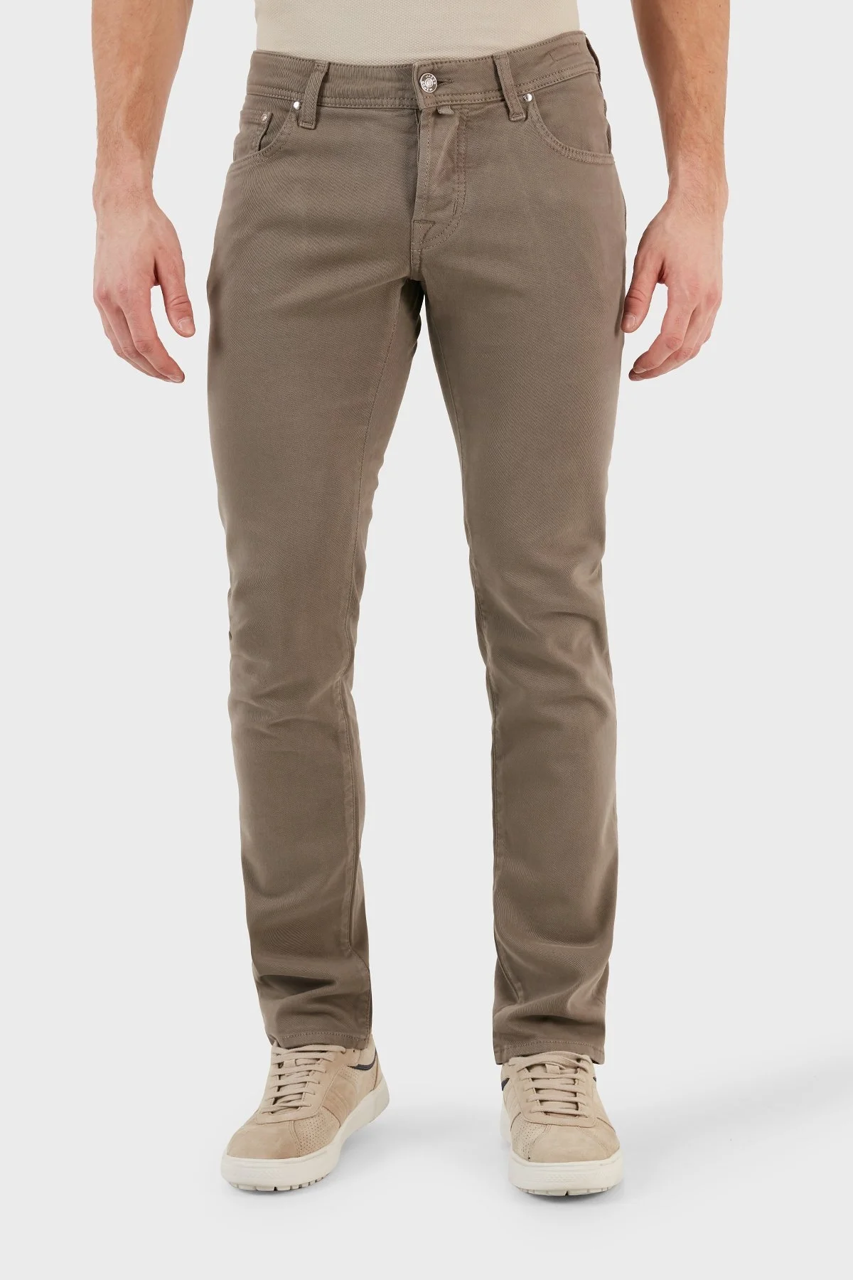 Jacob Cohen Normal Bel Slim Fit Düz Paça Jeans Erkek Kot Pantolon UQE06 36 S3657 B75 GRİ - 10