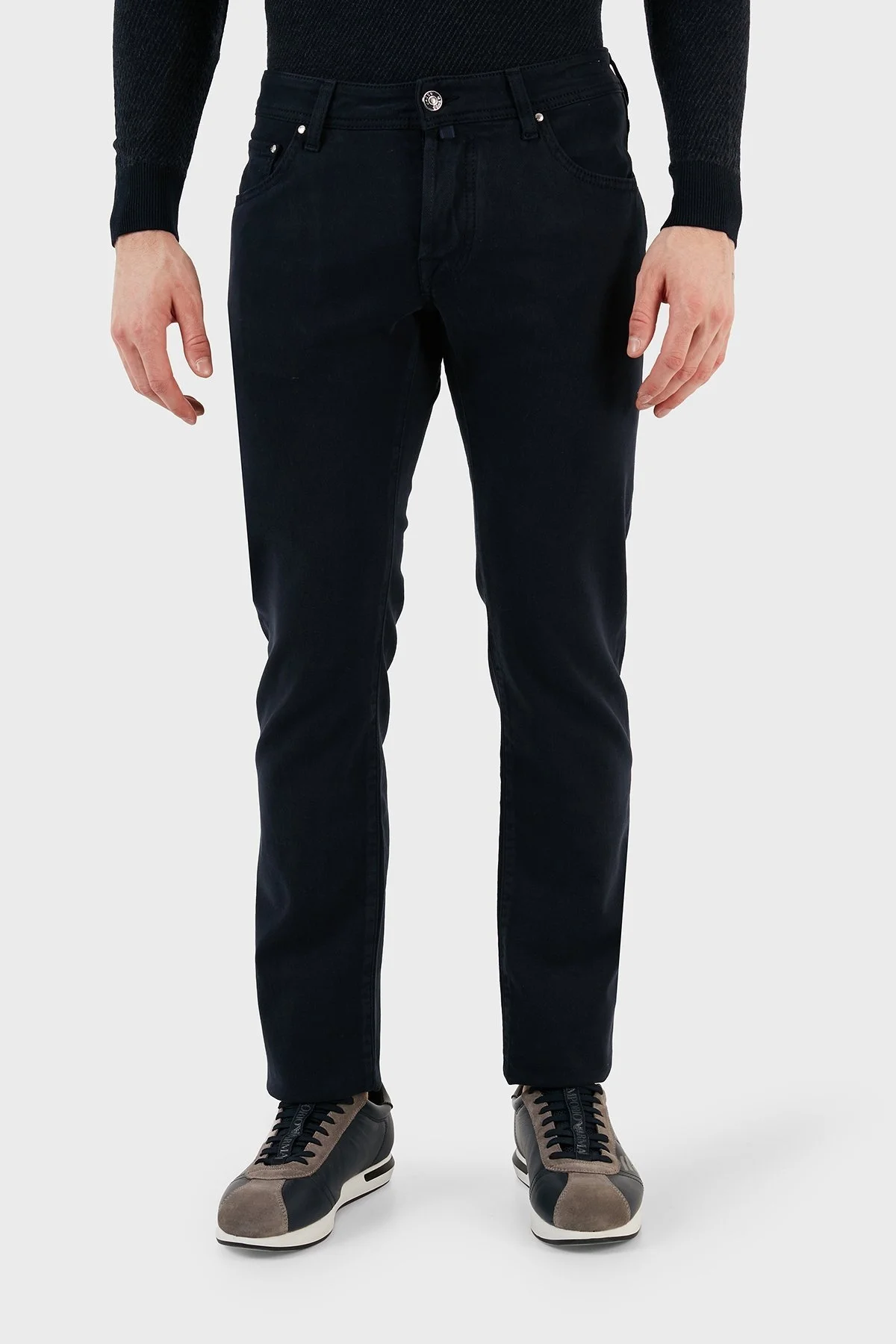 Jacob Cohen Normal Bel Slim Fit Düz Paça Jeans Erkek Kot Pantolon UQE06 36 S3657 Y99 LACİVERT - 4