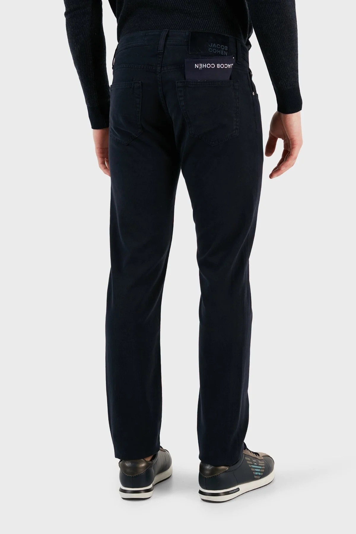 Jacob Cohen Normal Bel Slim Fit Düz Paça Jeans Erkek Kot Pantolon UQE06 36 S3657 Y99 LACİVERT - 5