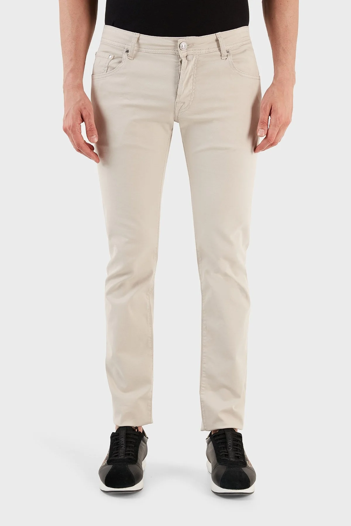 Jacob Cohen Pamuklu Normal Bel Slim Fit Erkek Pantolon UQE06 S3756 A80 BEJ - 4