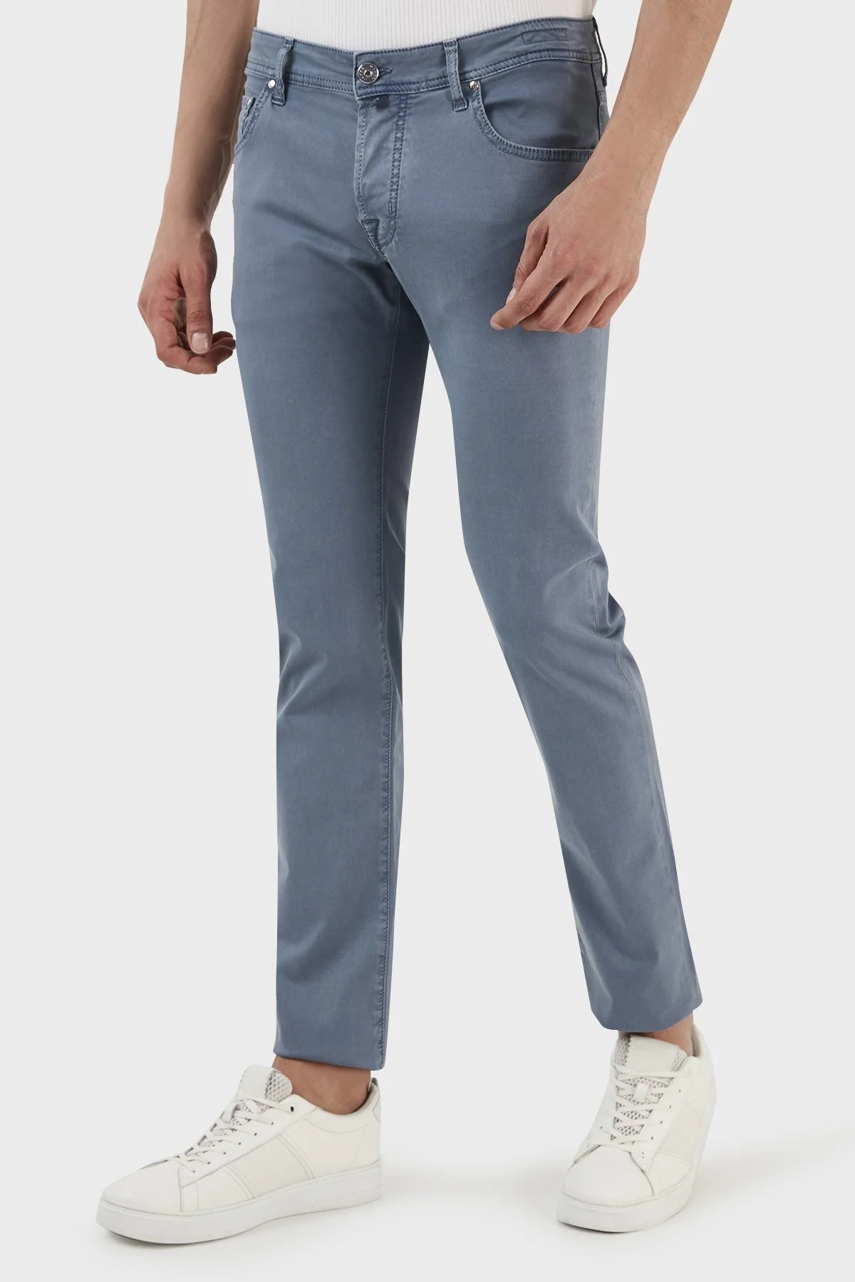Jacob Cohen Pamuklu Normal Bel Slim Fit Erkek Pantolon UQE06 S3756 B13 LACİVERT - 2