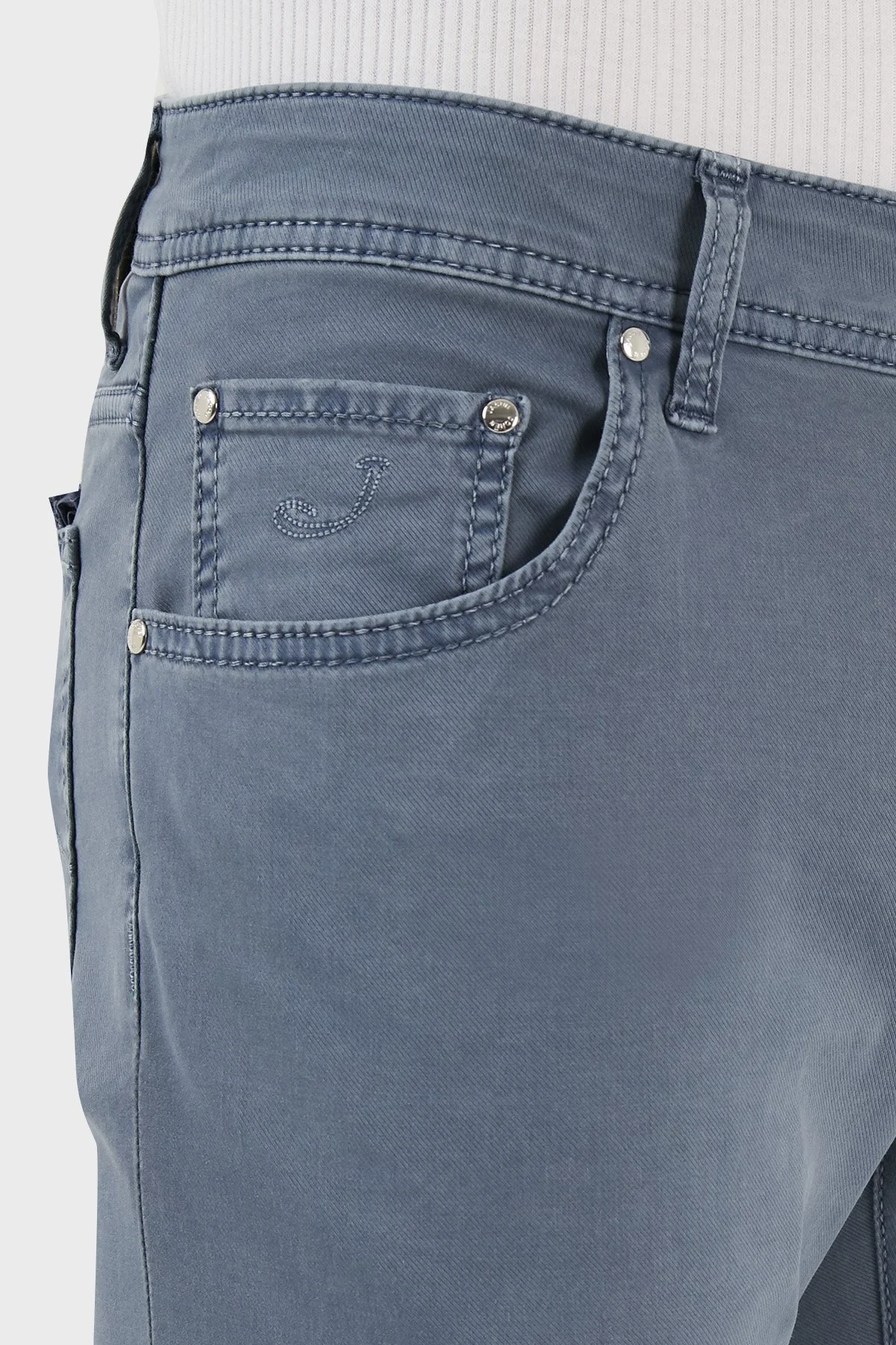 Jacob Cohen Pamuklu Normal Bel Slim Fit Erkek Pantolon UQE06 S3756 B13 LACİVERT - 4
