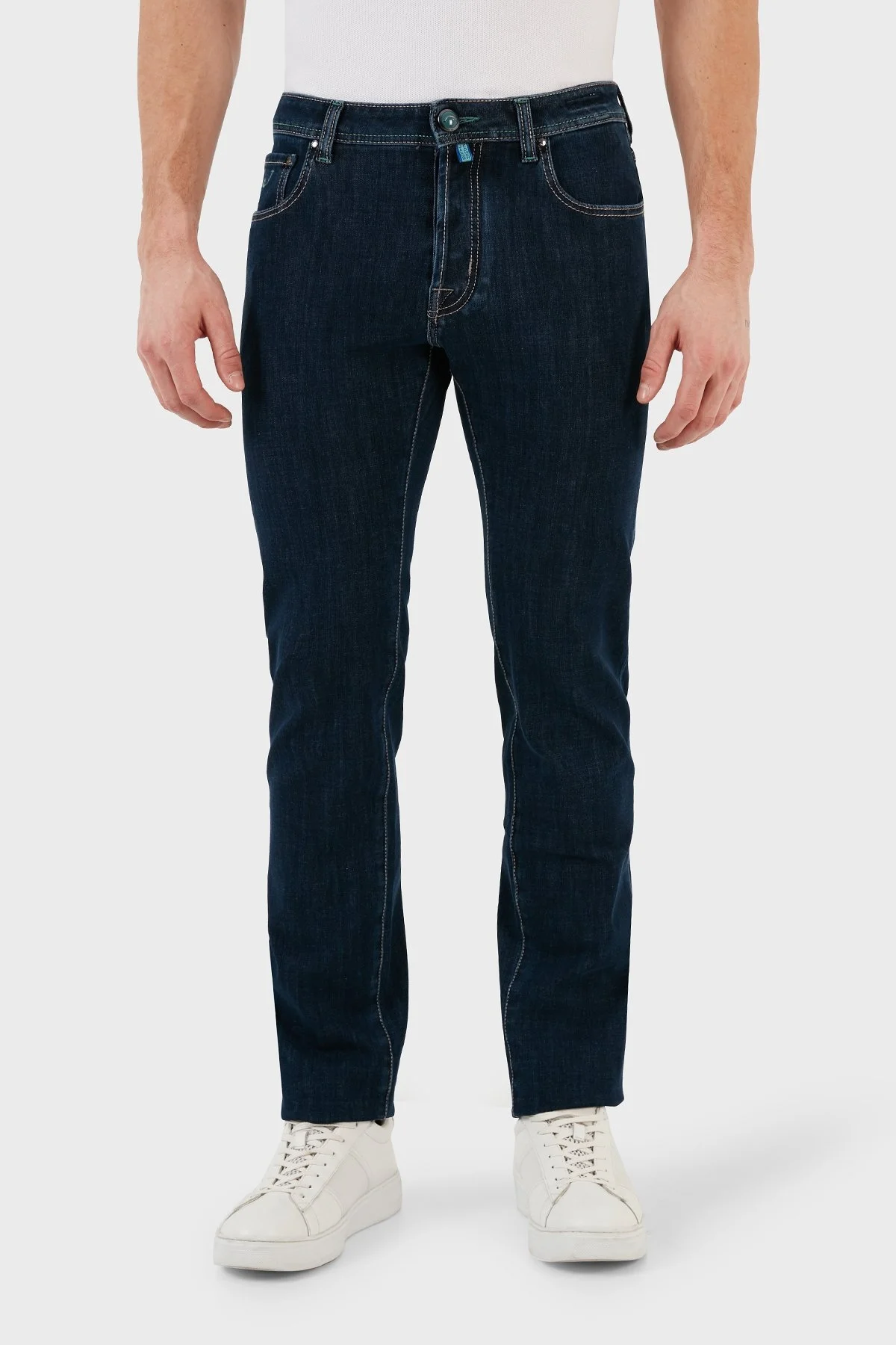 Jacob Cohen Pamuklu Normal Bel Slim Fit Jeans Erkek Kot Pantolon UQE04 34 P2991 630D LACİVERT - 2