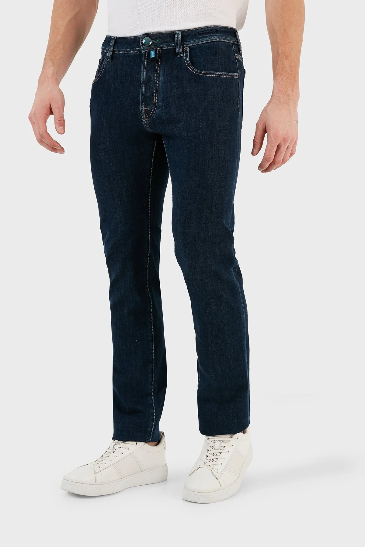 Jacob Cohen Pamuklu Normal Bel Slim Fit Jeans Erkek Kot Pantolon UQE04 34 P2991 630D LACİVERT - 3