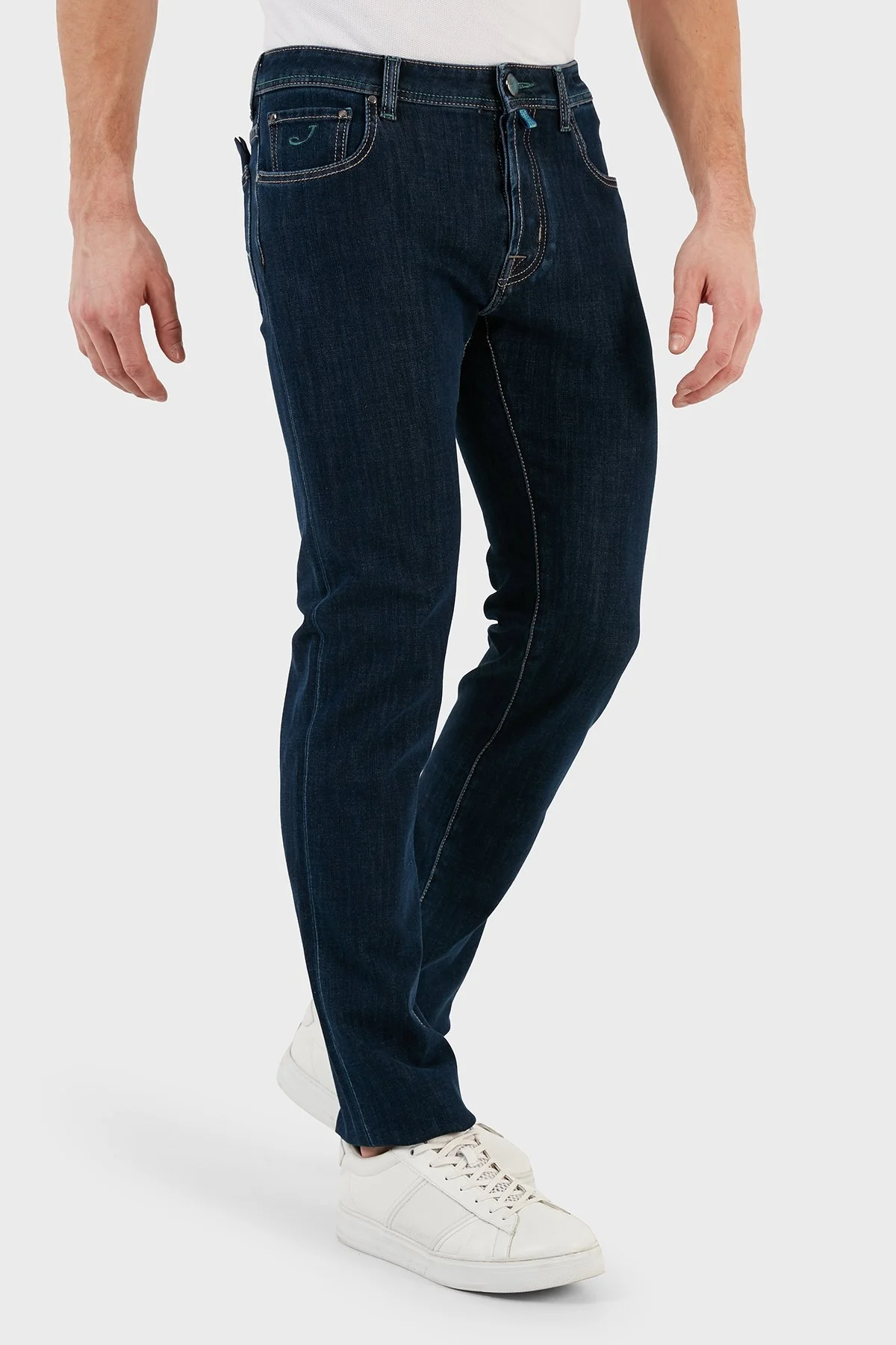 Jacob Cohen Pamuklu Normal Bel Slim Fit Jeans Erkek Kot Pantolon UQE04 34 P2991 630D LACİVERT - 4