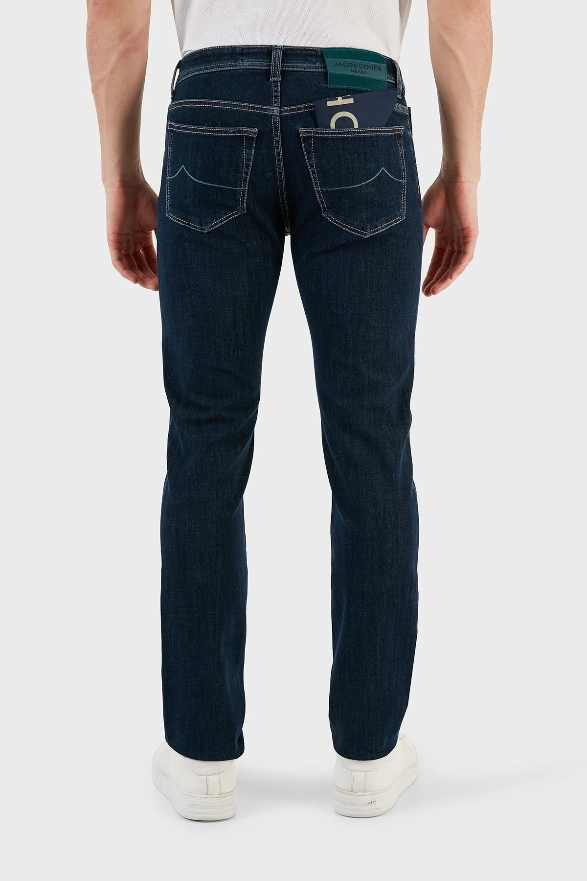 Jacob Cohen Pamuklu Normal Bel Slim Fit Jeans Erkek Kot Pantolon UQE04 34 P2991 630D LACİVERT - 5