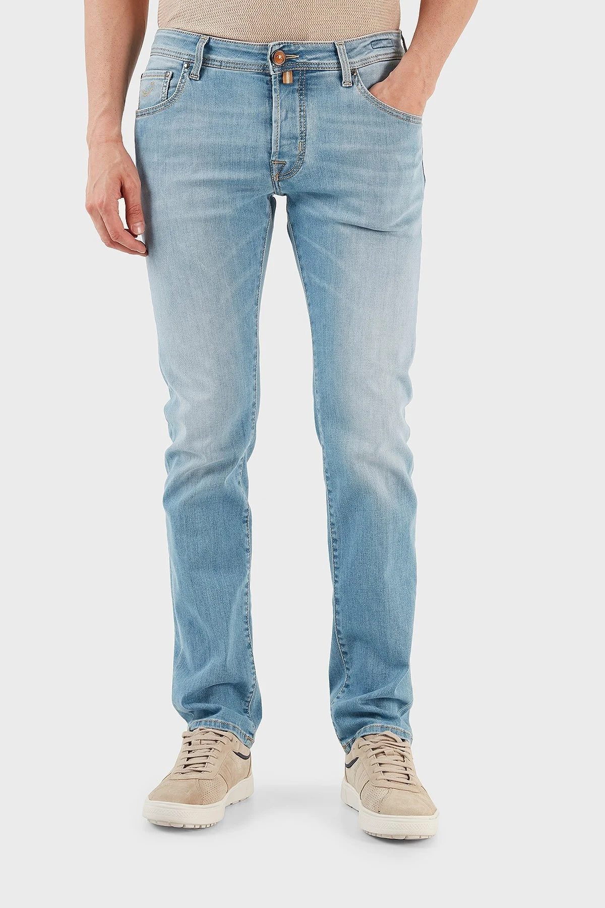 Jacob Cohen Pamuklu Normal Bel Slim Fit Jeans Erkek Kot Pantolon UQE06 S3623 368D LACİVERT - 2