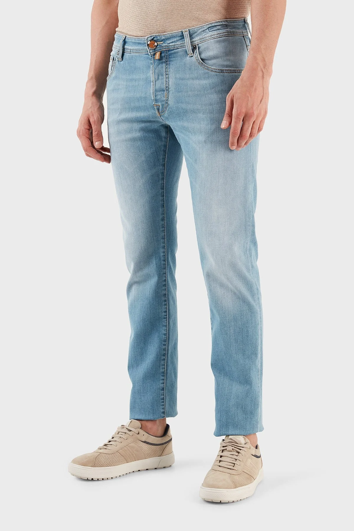 Jacob Cohen Pamuklu Normal Bel Slim Fit Jeans Erkek Kot Pantolon UQE06 S3623 368D LACİVERT - 4