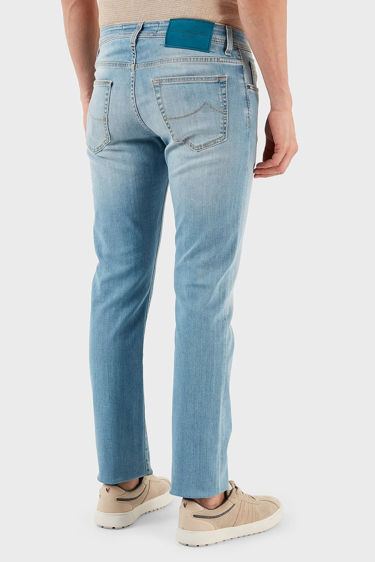 Jacob Cohen Pamuklu Normal Bel Slim Fit Jeans Erkek Kot Pantolon UQE06 S3623 368D LACİVERT - 6