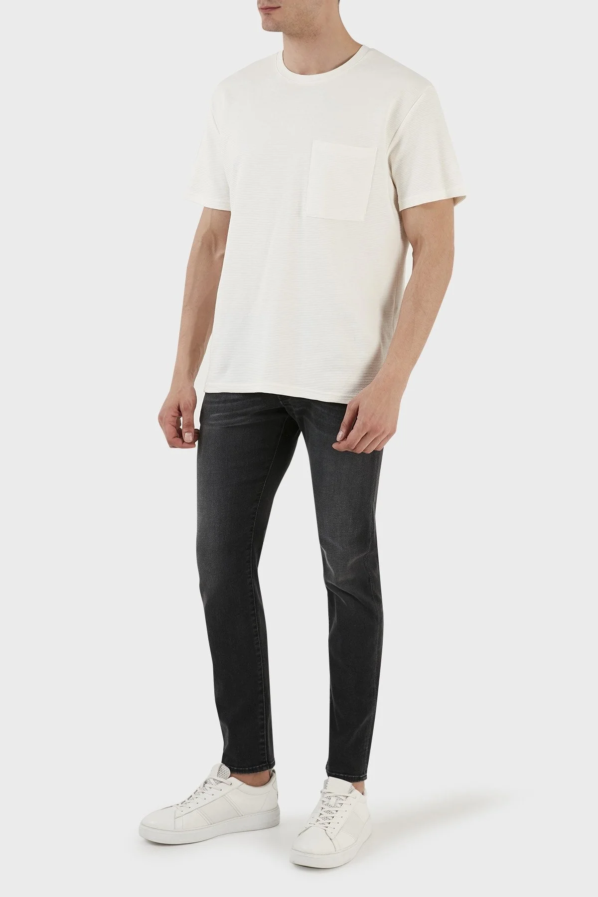 Jacob Cohen Pamuklu Normal Bel Slim Fit Jeans Erkek Kot Pantolon UQE07 S3733 466D SİYAH - 1