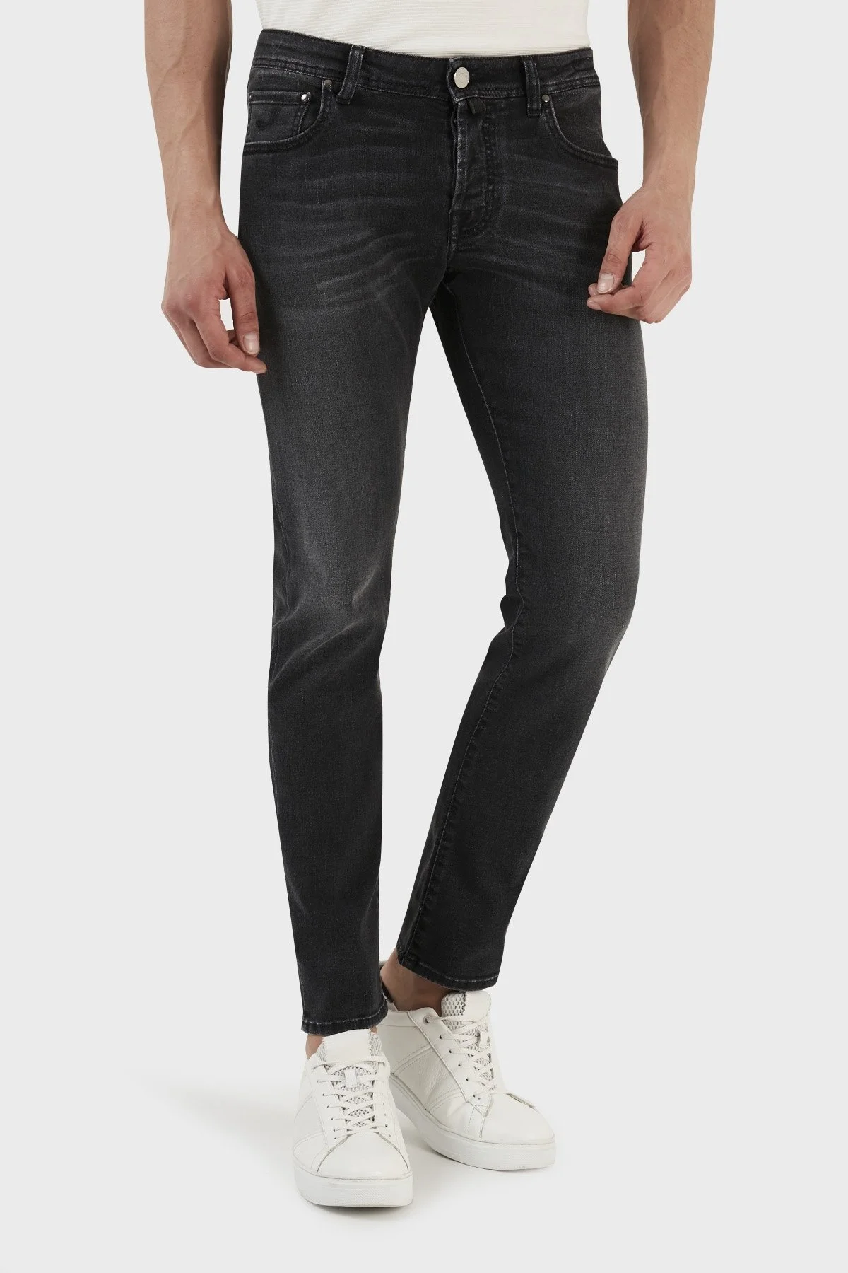 Jacob Cohen Pamuklu Normal Bel Slim Fit Jeans Erkek Kot Pantolon UQE07 S3733 466D SİYAH - 3