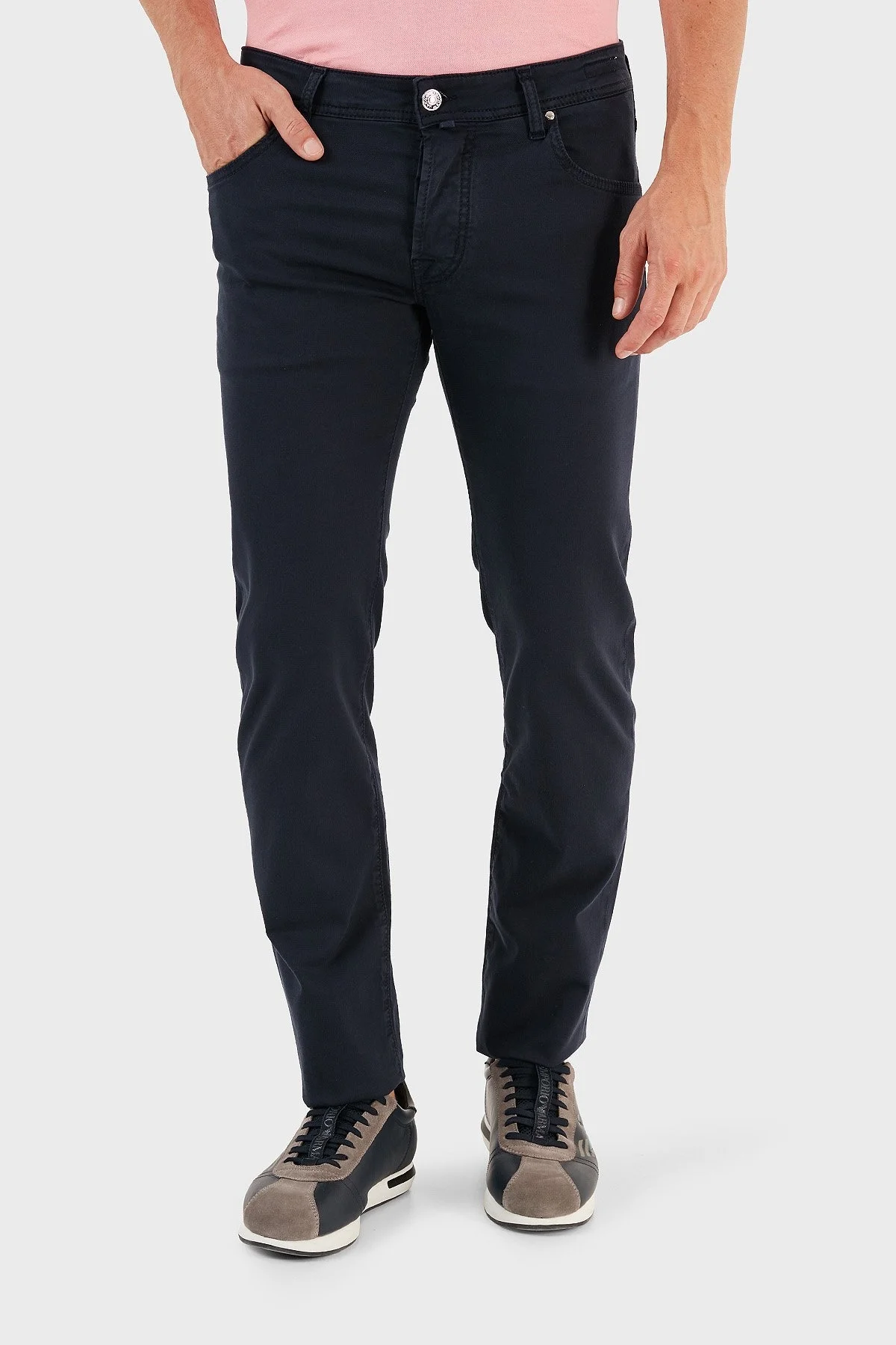 Jacob Cohen Pamuklu Slim Fit Dar Paça Erkek Pantolon UQE06 S3756 Y99 LACİVERT - 2