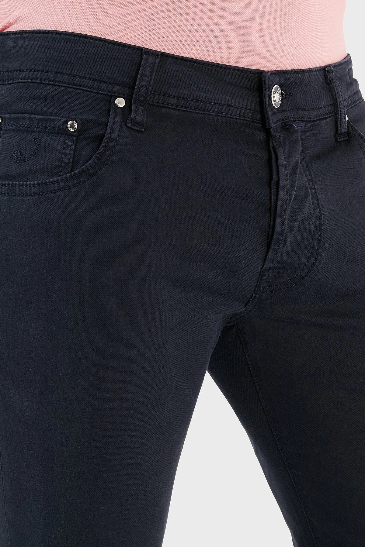Jacob Cohen Pamuklu Slim Fit Dar Paça Erkek Pantolon UQE06 S3756 Y99 LACİVERT - 4