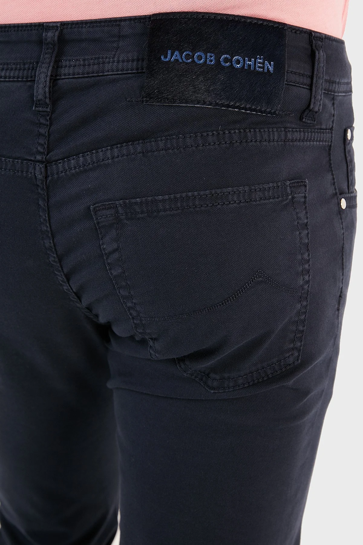 Jacob Cohen Pamuklu Slim Fit Dar Paça Erkek Pantolon UQE06 S3756 Y99 LACİVERT - 6