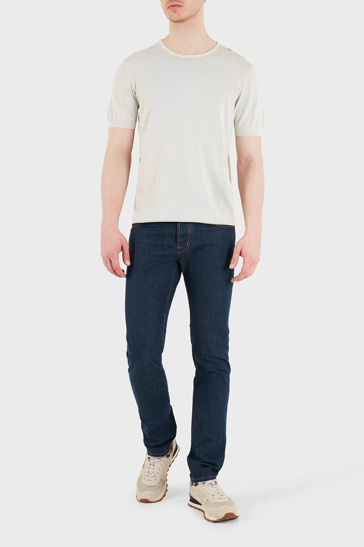 Jacob Cohen Pamuklu Slim Fit Normal Bel Dar Paça Jean Erkek Kot Pantolon JUM QE004 034 S3735 R2 100D LACİVERT - 2