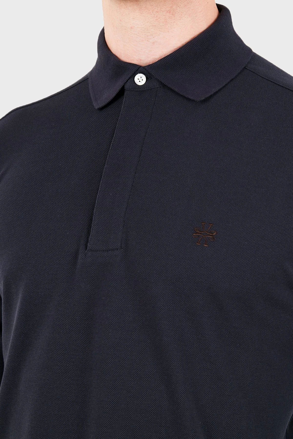 Jacob Cohen Regular Fit Yaka Uzun Kollu Erkek Polo JUM 80036 M4565 001 RWY99 Lacivert - 5