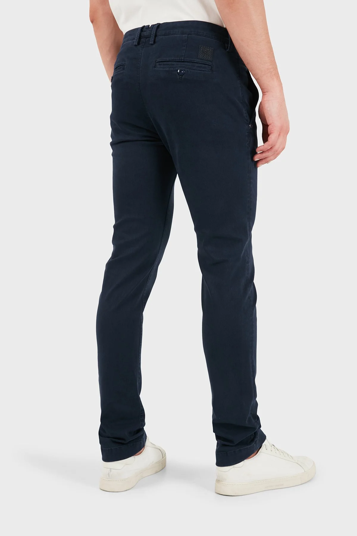 Jacob Cohen Slim Fit Normal Bel Dar Paça Chino Erkek Pantolon JUM P0001 S4216 001 TN Y99 Lacivert - 3