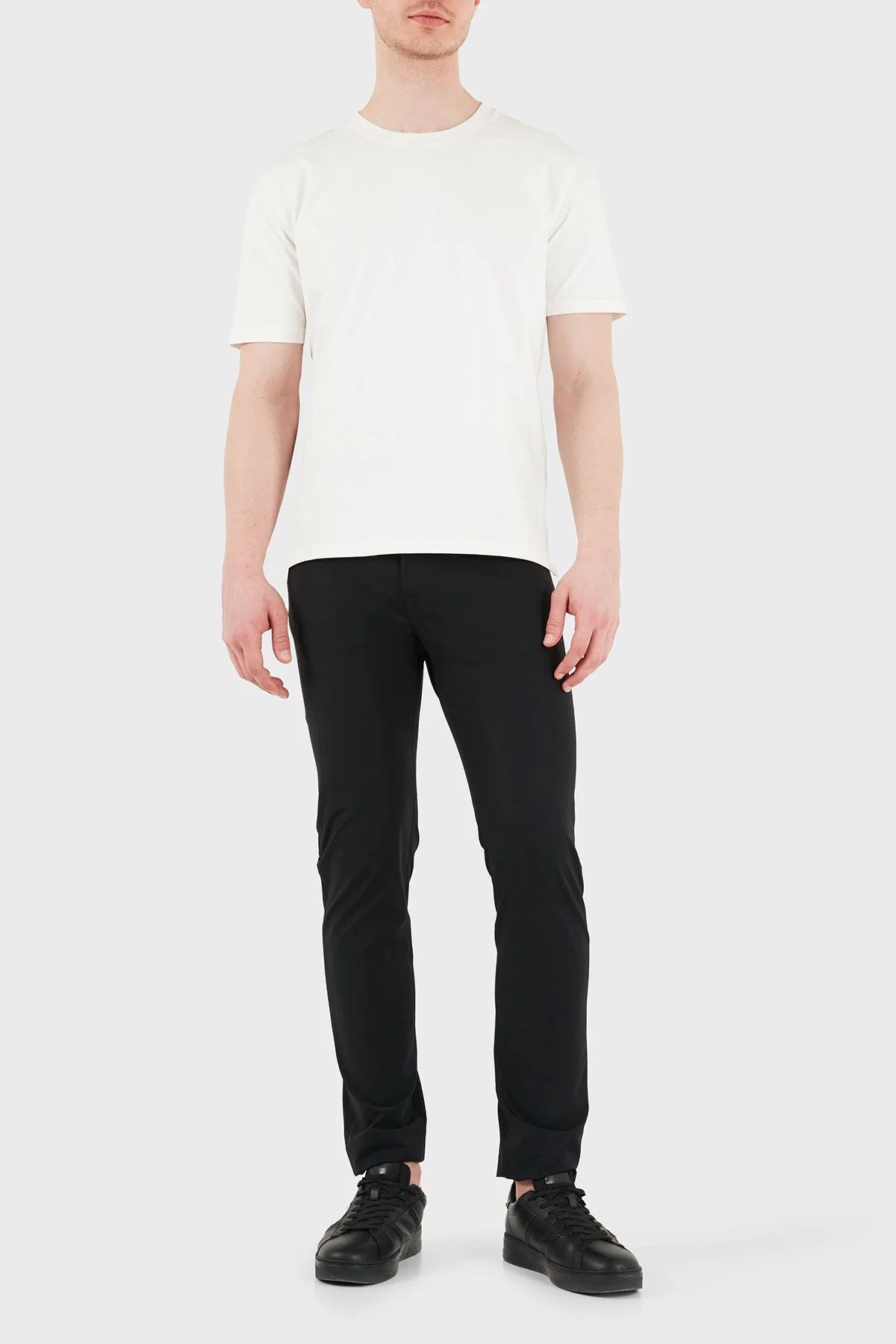 Jacob Cohen Slim Fit Normal Bel Dar Paça Erkek Pantolon JUM QW009 001 S4024 RW C74 SİYAH - 2
