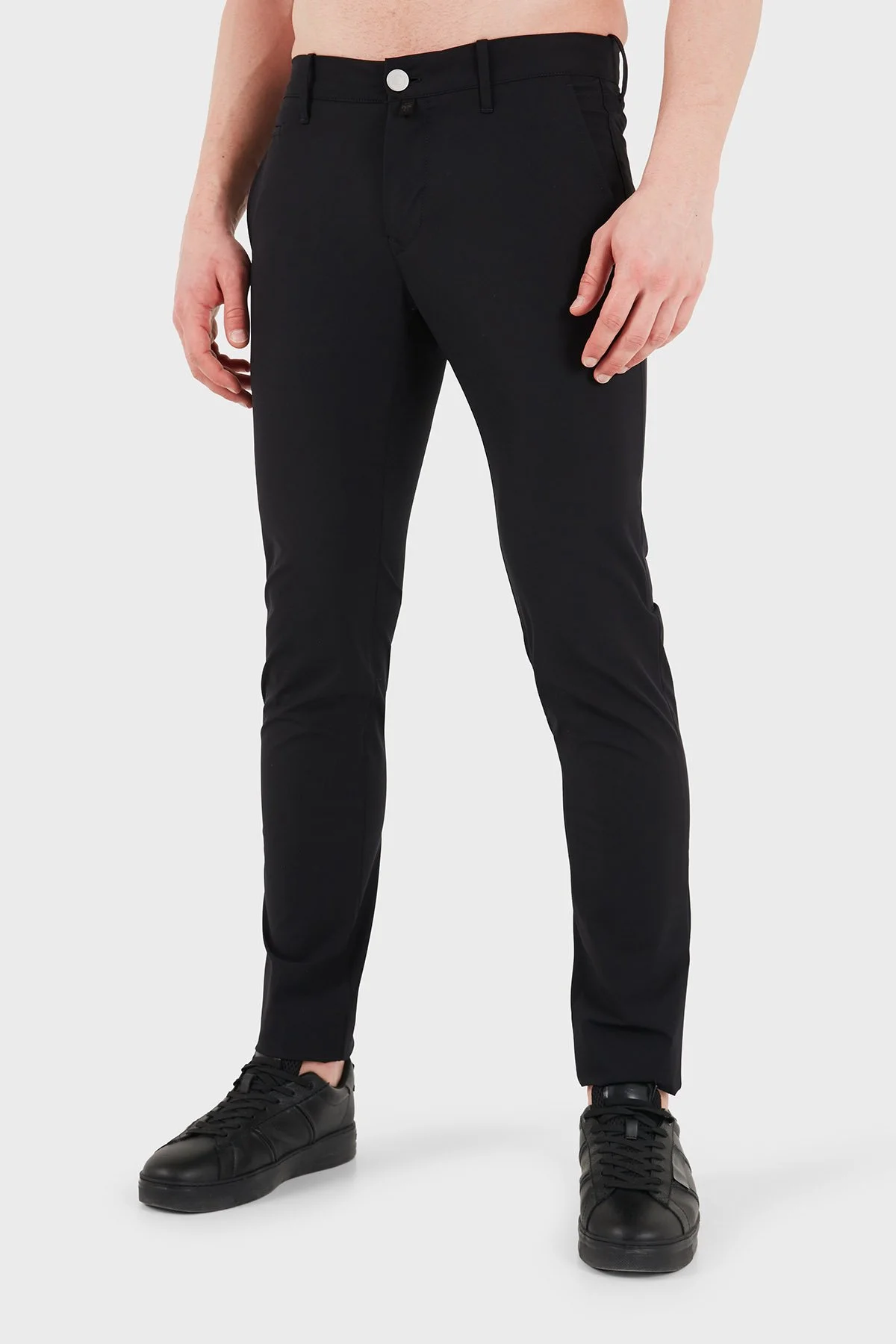 Jacob Cohen Slim Fit Normal Bel Dar Paça Erkek Pantolon JUMP T001 008 S4024 RW C74 SİYAH - 1