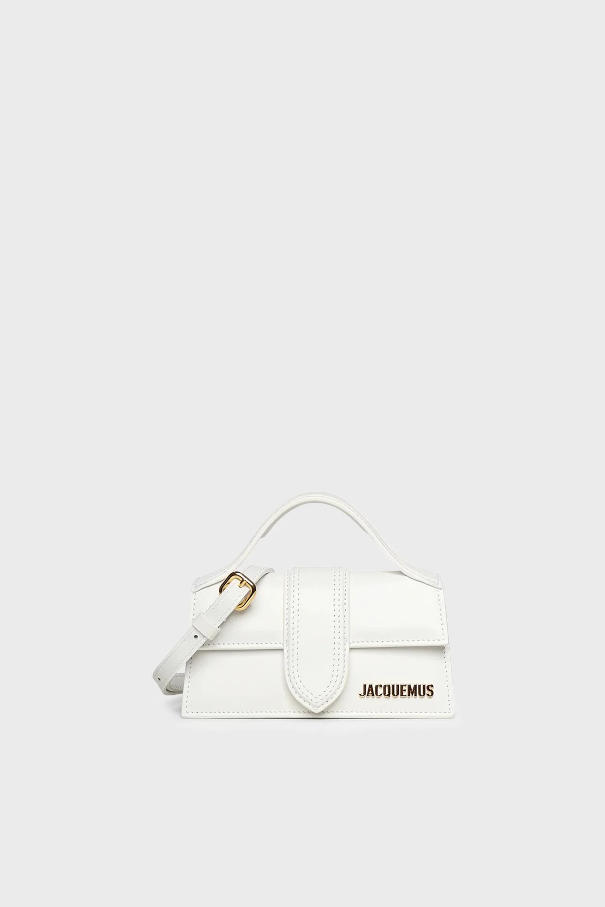 Jacquemus Le Bombıno Deri Çıkarılabilir Askılı Kadın Çanta 21HBAW00006BC01C01 Beyaz - 1