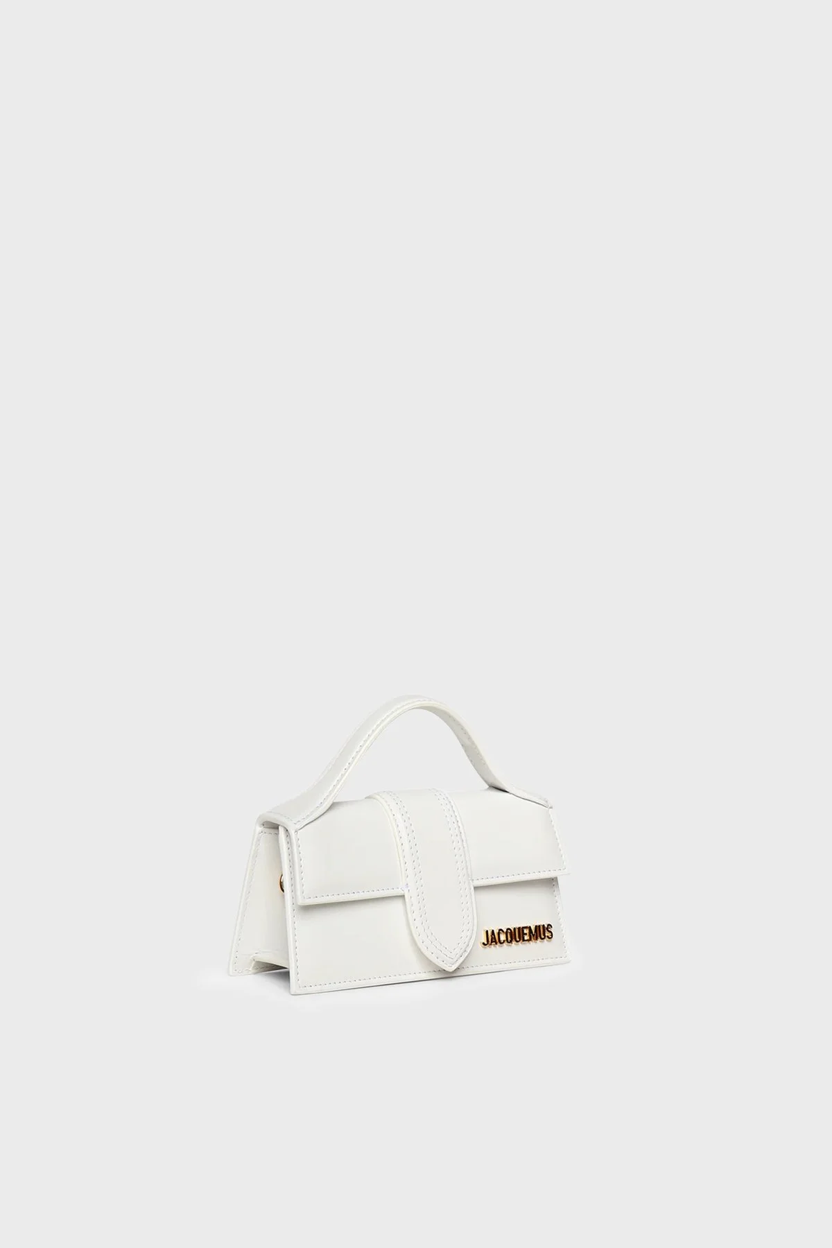 Jacquemus Le Bombıno Deri Çıkarılabilir Askılı Kadın Çanta 21HBAW00006BC01C01 Beyaz - 3