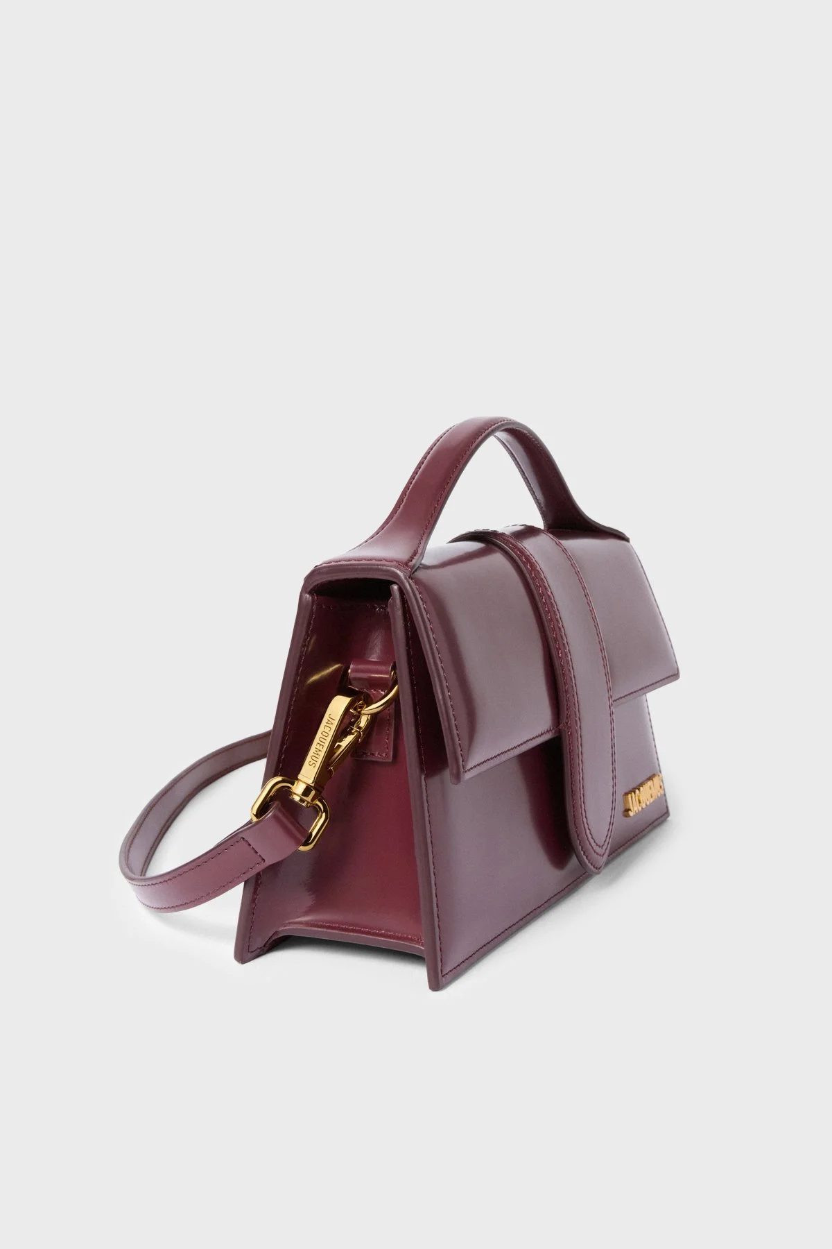 Jacquemus Le Grand Bambıno Deri Çıkarılabilir Askılı Kadın Çanta 23HBAW00007AC18A01 Bordo - 3