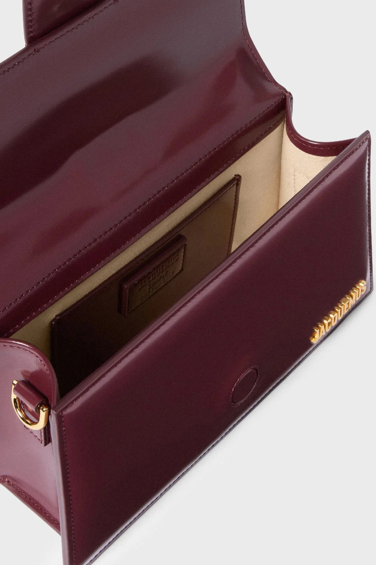 Jacquemus Le Grand Bambıno Deri Çıkarılabilir Askılı Kadın Çanta 23HBAW00007AC18A01 Bordo - 5