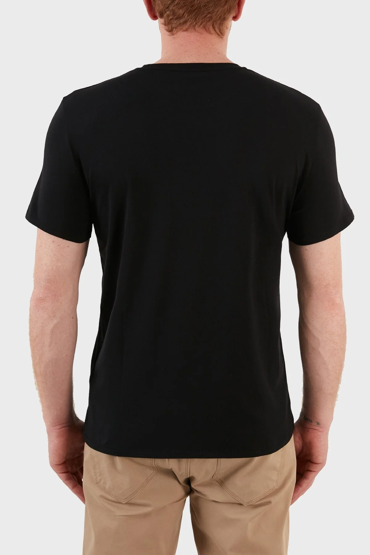 Just Cavalli Baskılı Regular Fit Bisiklet Yaka % 100 Pamuk Erkek T Shirt S03GC0636 N20663 900 SİYAH - 6