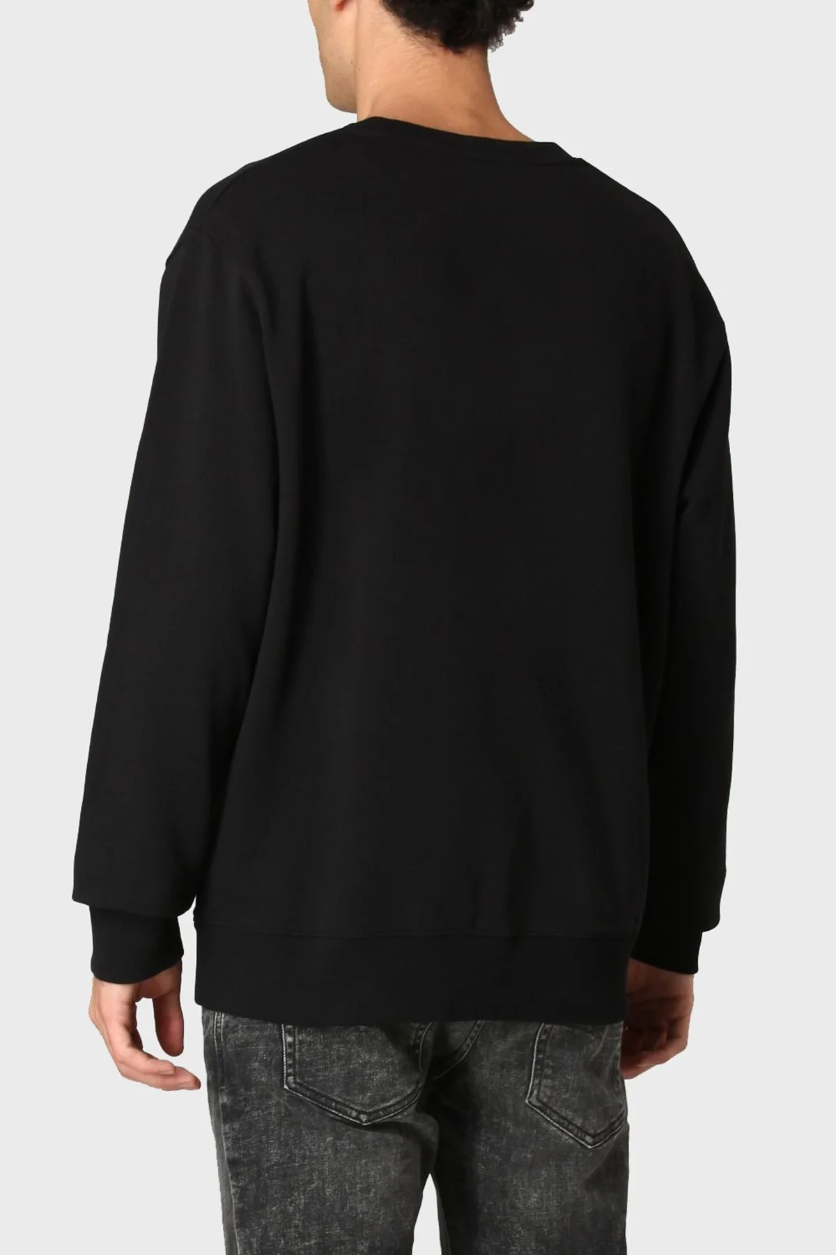 Just Cavalli Logolu Regular Fit Bisiklet Yaka % 100 Pamuk Erkek Sweat S03GU0144 N25189 900 SİYAH - 2