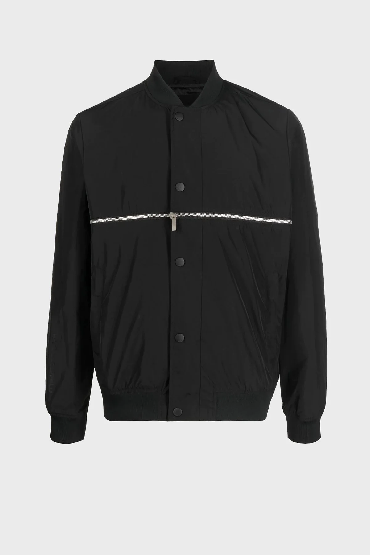 Karl Lagerfeld Fermuar Detaylı Kolej Yaka Bomber Erkek Mont 505002 0 521504 991 SİYAH - 6