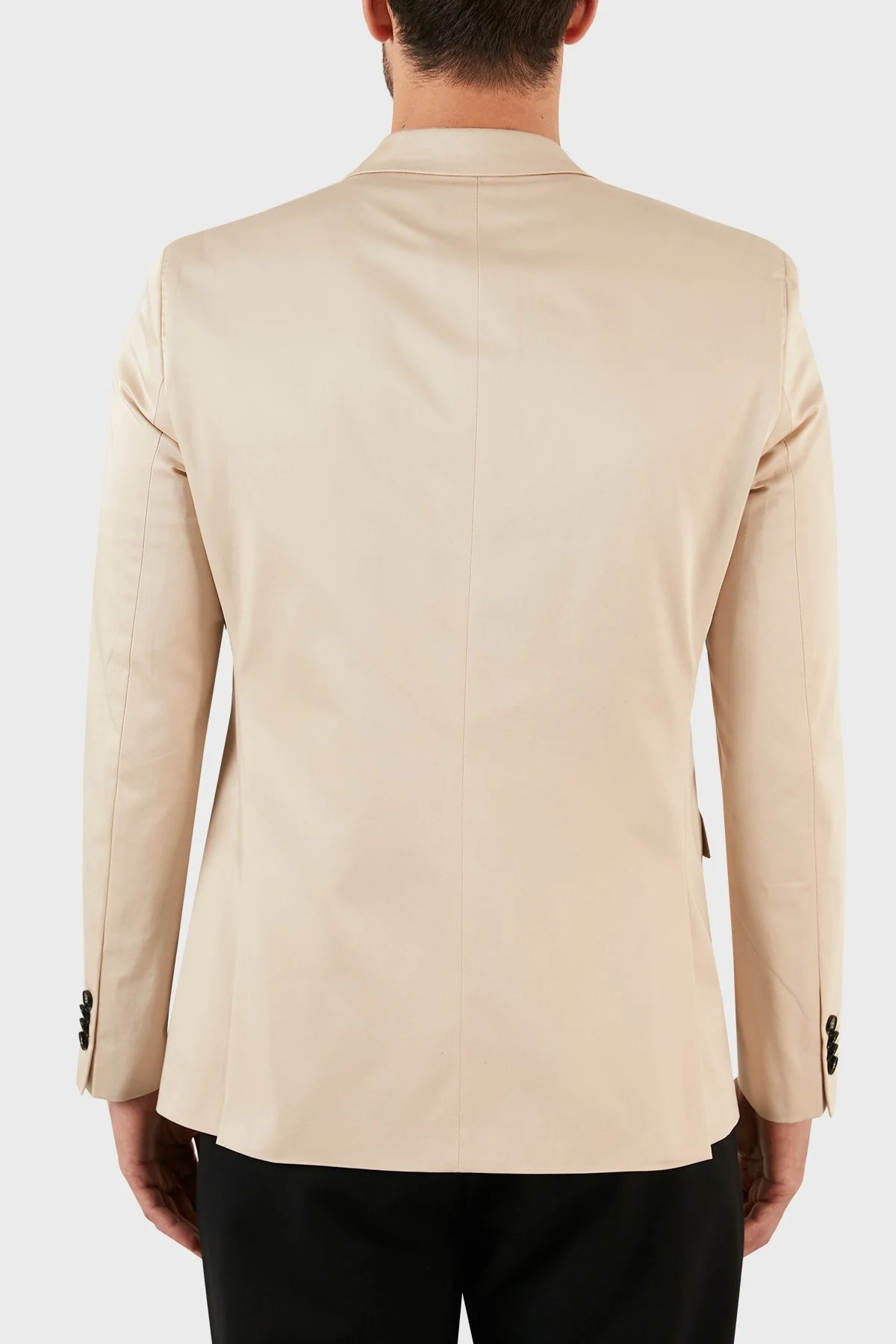 Karl Lagerfeld Pamuklu Regular Fit Çift Düğmeli Çift Yırtmaçlı Erkek Ceket 155201 10 521092 410 BEJ - 5