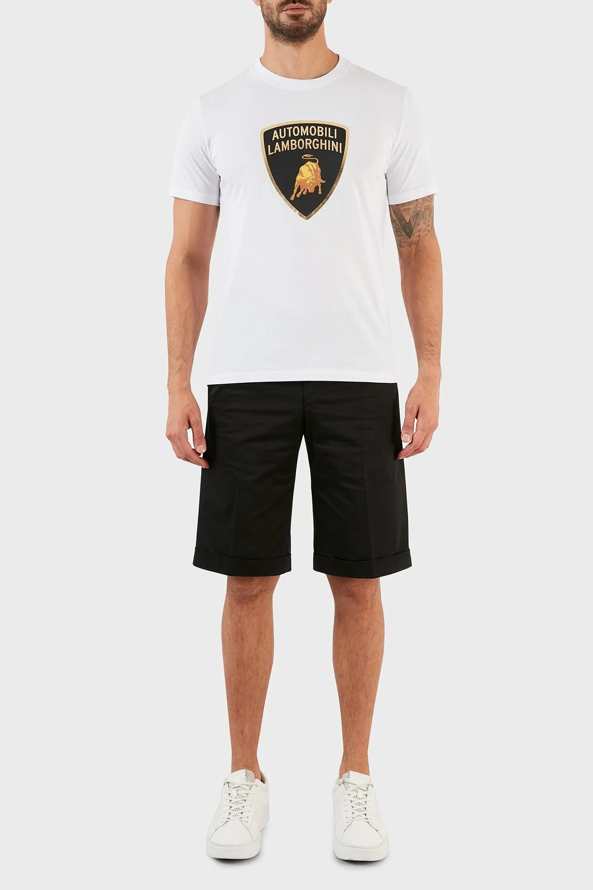 Karl Lagerfeld Pamuklu Regular Fit Erkek Bermuda 255049 10 521092 990 SİYAH - 1