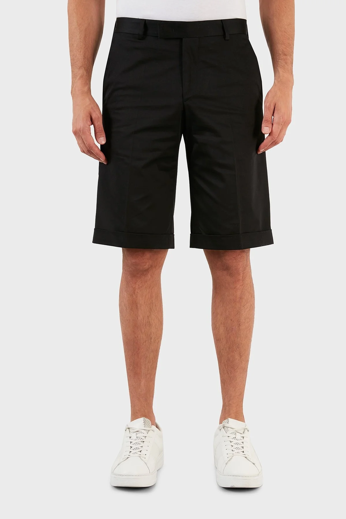 Karl Lagerfeld Pamuklu Regular Fit Erkek Bermuda 255049 10 521092 990 SİYAH - 2