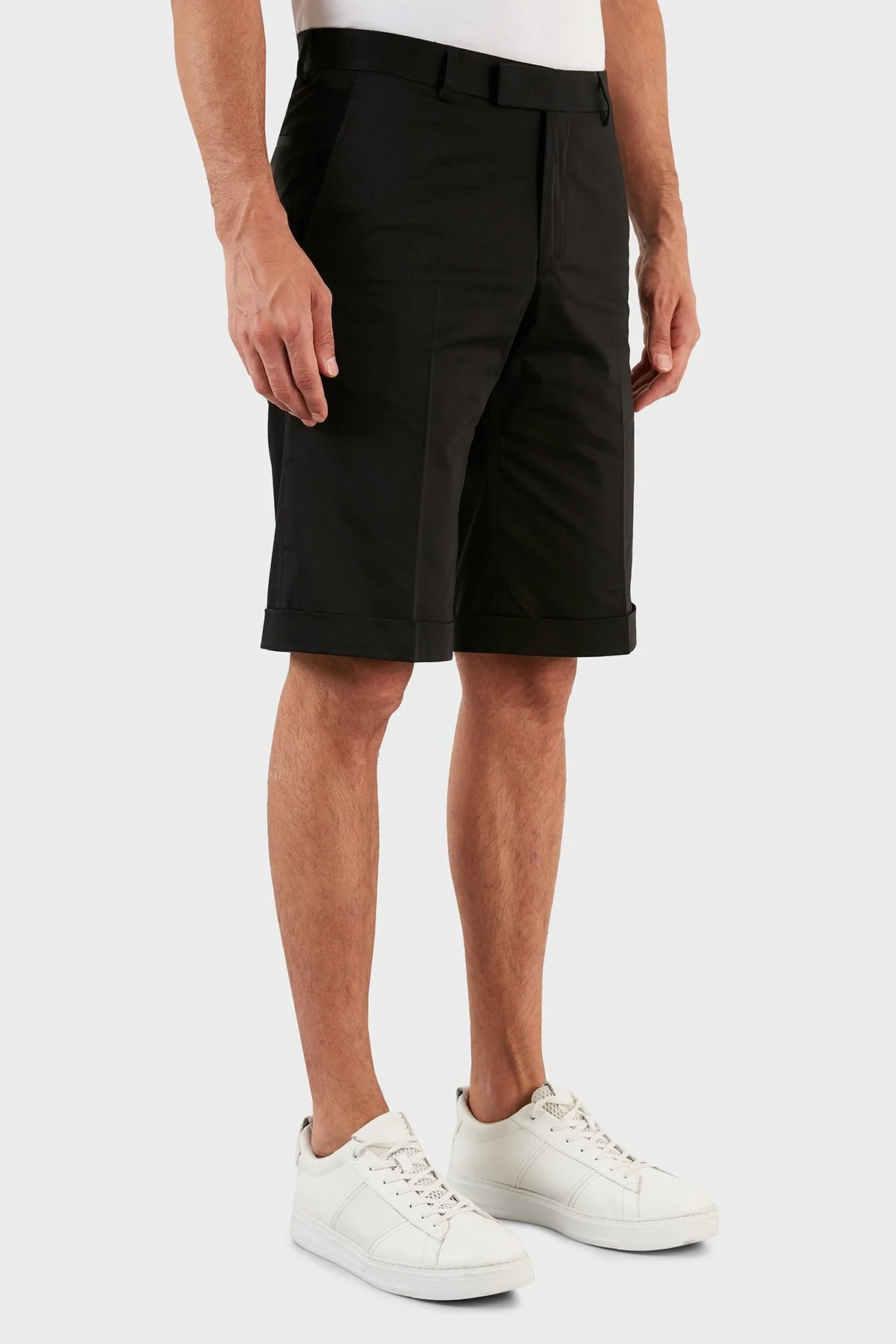 Karl Lagerfeld Pamuklu Regular Fit Erkek Bermuda 255049 10 521092 990 SİYAH - 4