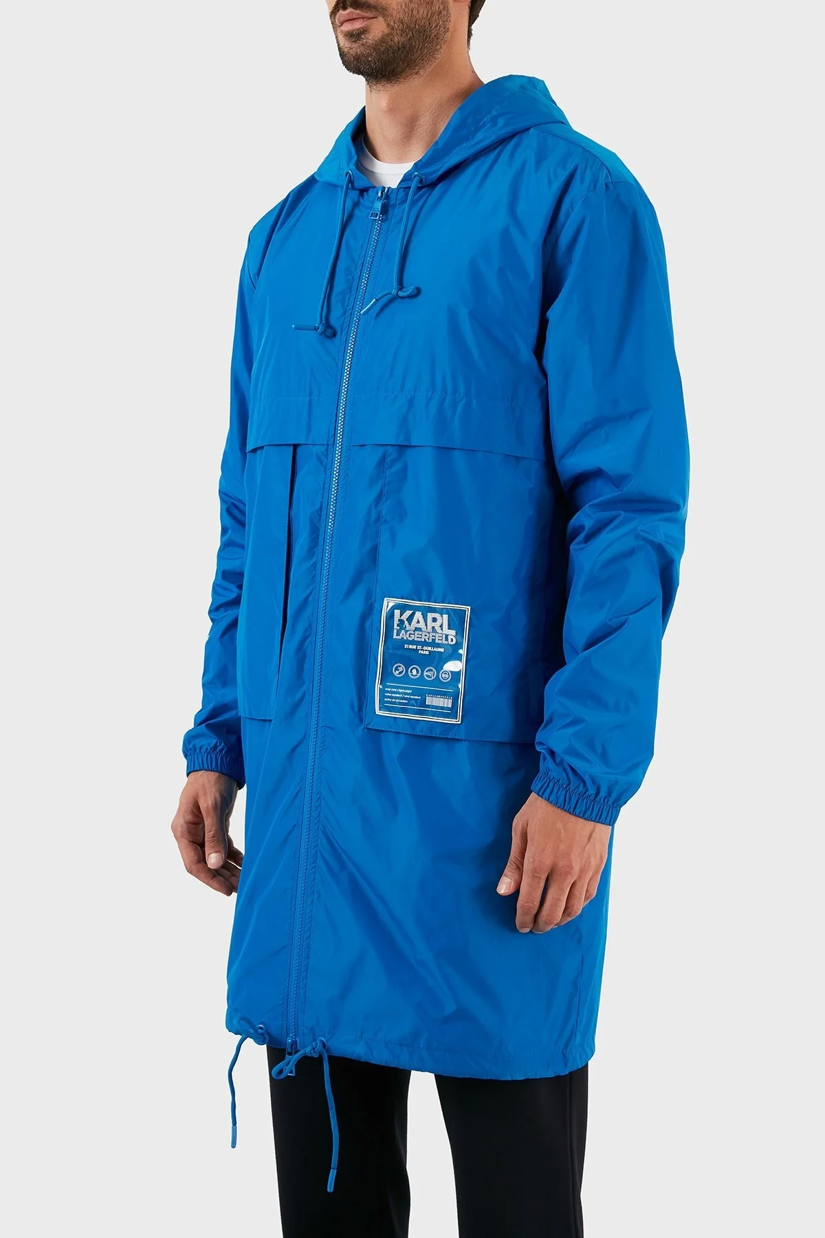 Karl Lagerfeld Su Geçirmez Rüzgara Dayanıklı Kapüşonlu Erkek Parka 455000 0 521510 650 SAKS - 2