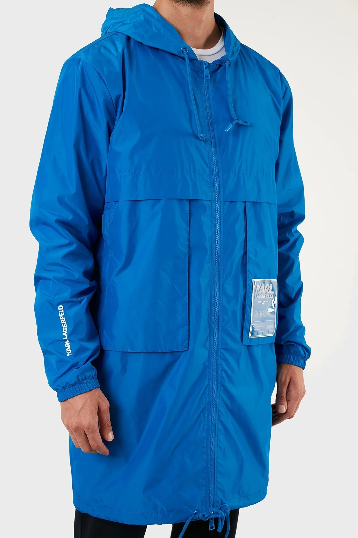 Karl Lagerfeld Su Geçirmez Rüzgara Dayanıklı Kapüşonlu Erkek Parka 455000 0 521510 650 SAKS - 3