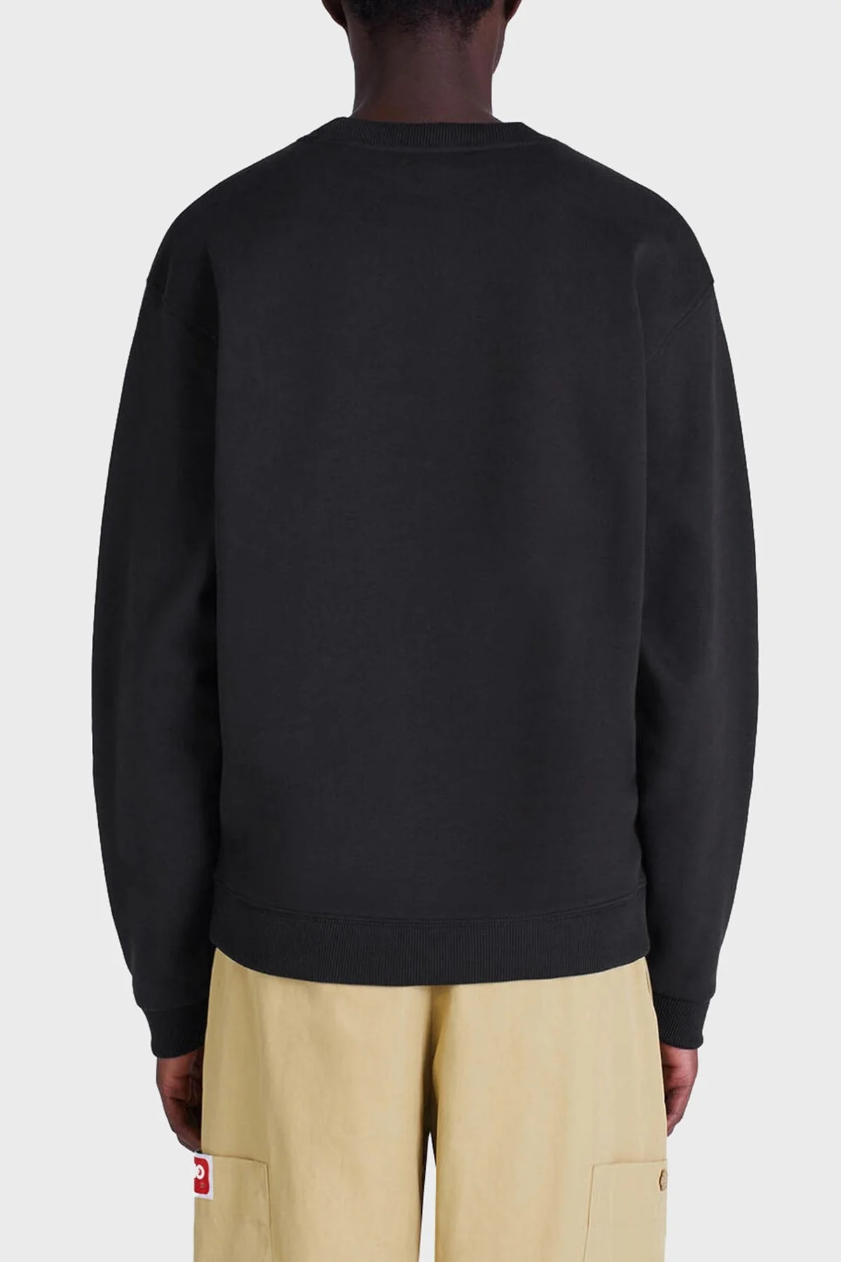 Kenzo Logo İşlemeli Regular Fit Bisiklet Yaka Pamuklu Erkek Sweat FC6 5SW412 4MF 99J SİYAH - 2