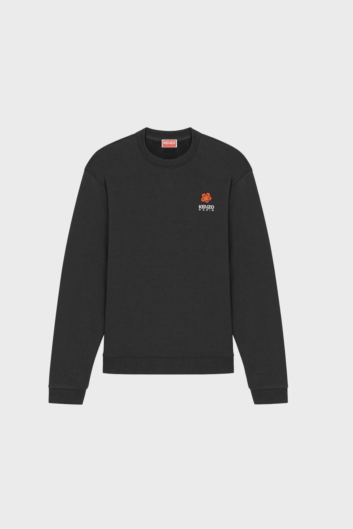 Kenzo Logo İşlemeli Regular Fit Bisiklet Yaka Pamuklu Erkek Sweat FC6 5SW412 4MF 99J SİYAH - 6