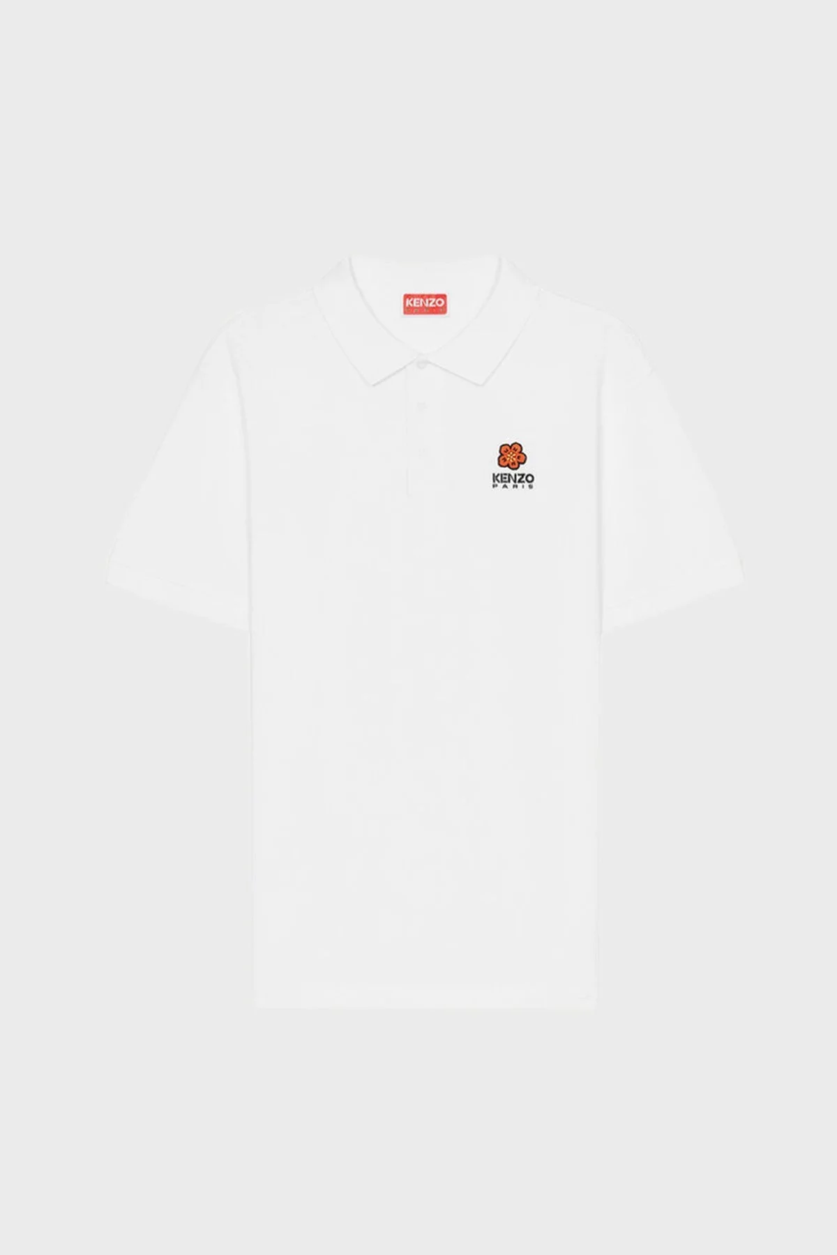 Kenzo Organik Pamuklu Regular Fit Düğmeli Erkek Polo T Shirt FC65PO0024PU01 BEYAZ - 6