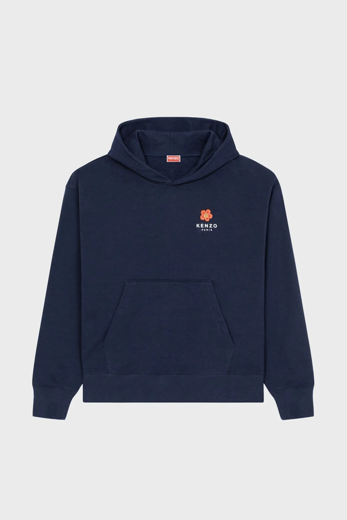 Kenzo Pamuklu Baskılı Oversize Kapüşonlu Erkek Sweat FC65SW4604ME77 LACİVERT - 7