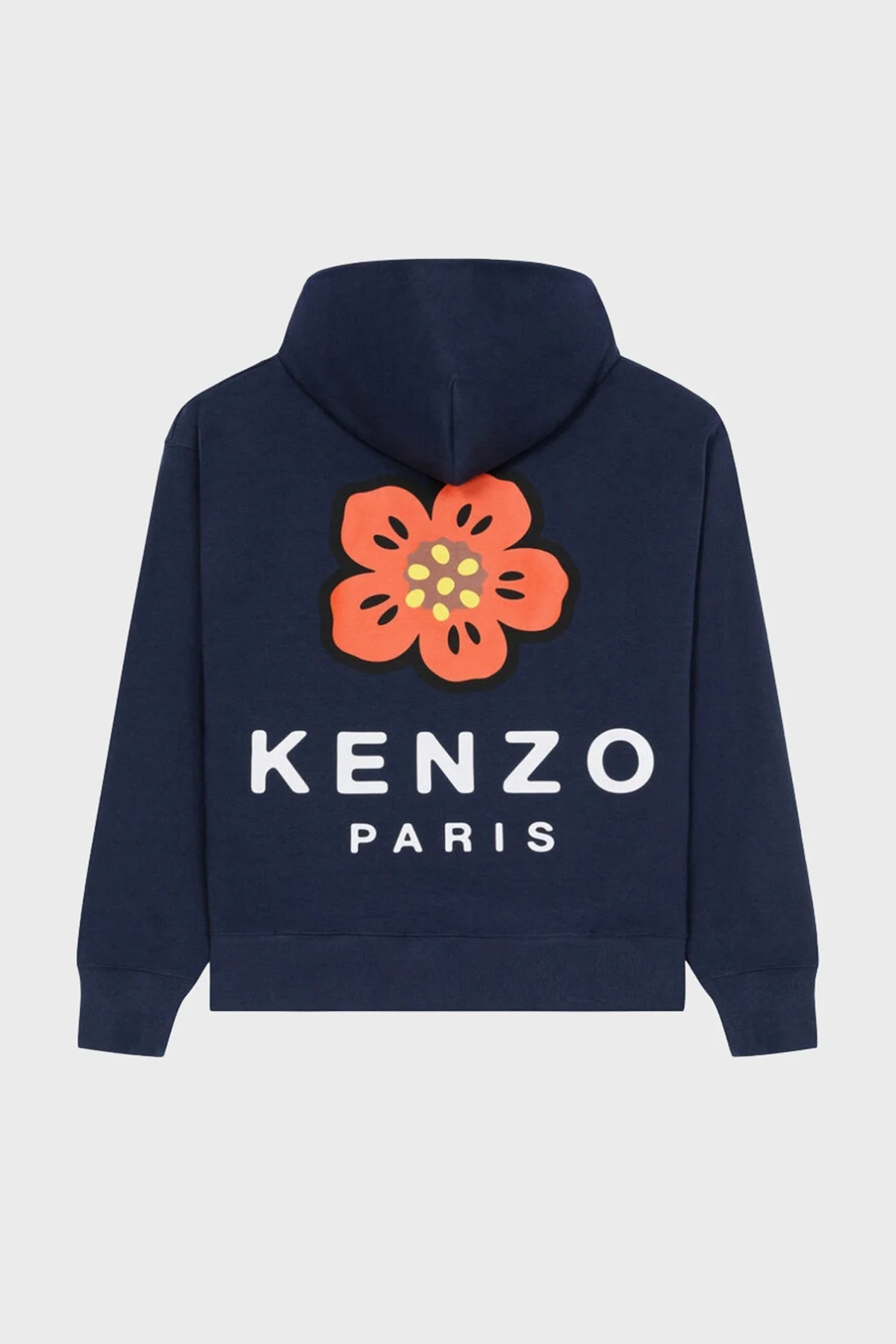 Kenzo Pamuklu Baskılı Oversize Kapüşonlu Erkek Sweat FC65SW4604ME77 LACİVERT - 8
