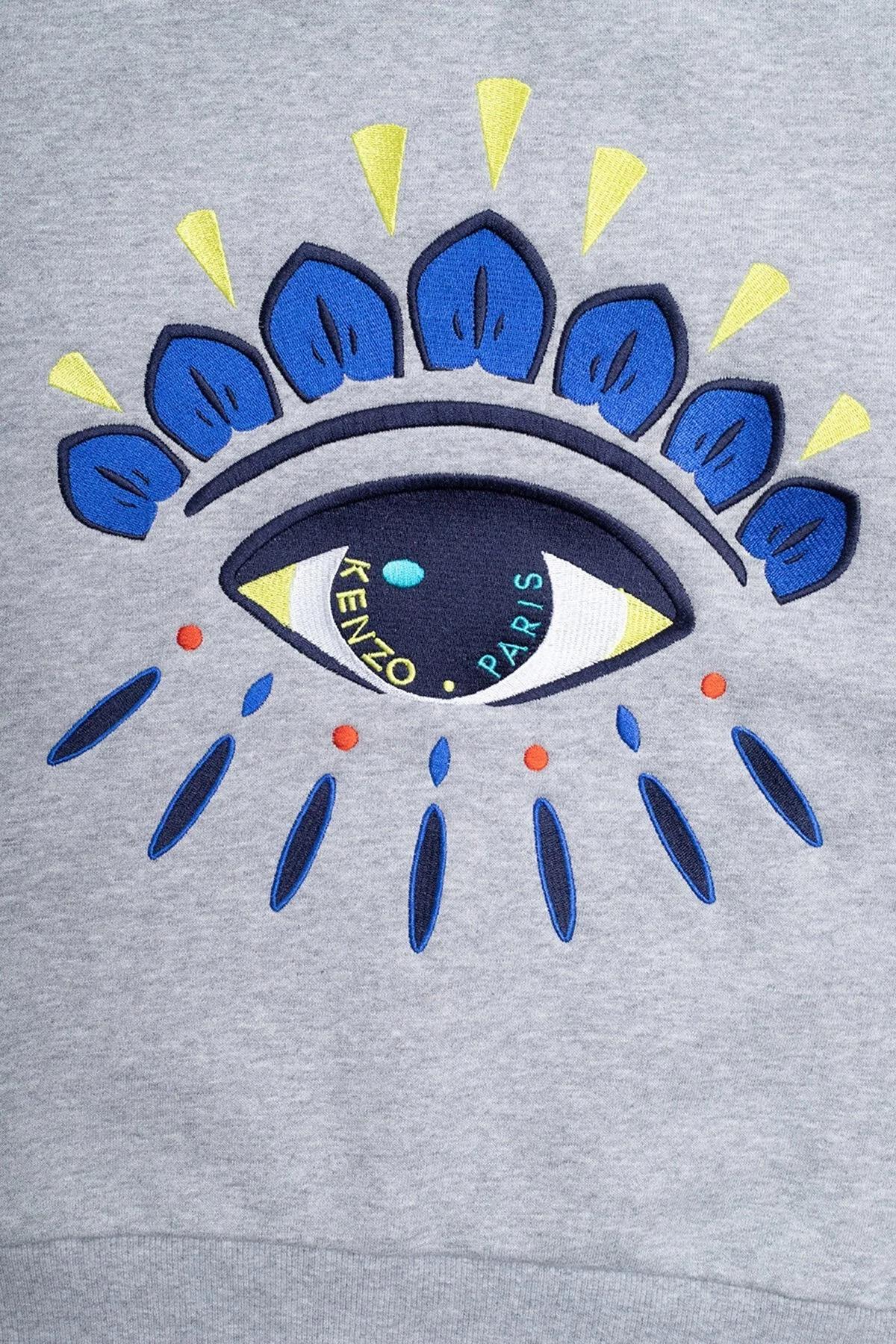 Kenzo Pamuklu Bisiklet Yaka Çocuk Sweat K25708/A41 GREY MARL GRİ - 2