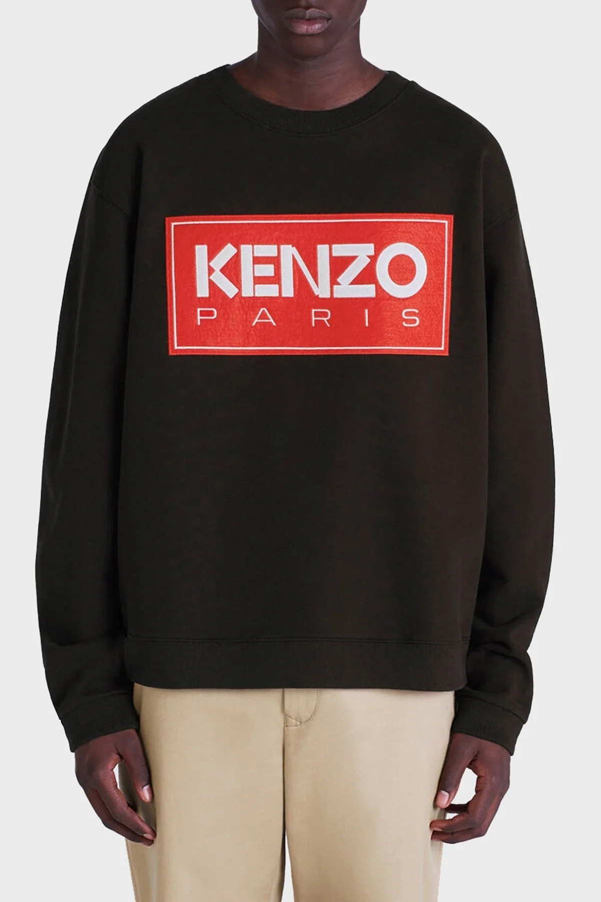 Kenzo Pamuklu Regular Fit Bisiklet Yaka Erkek Sweat FC65SW4164ME99J SİYAH - 1