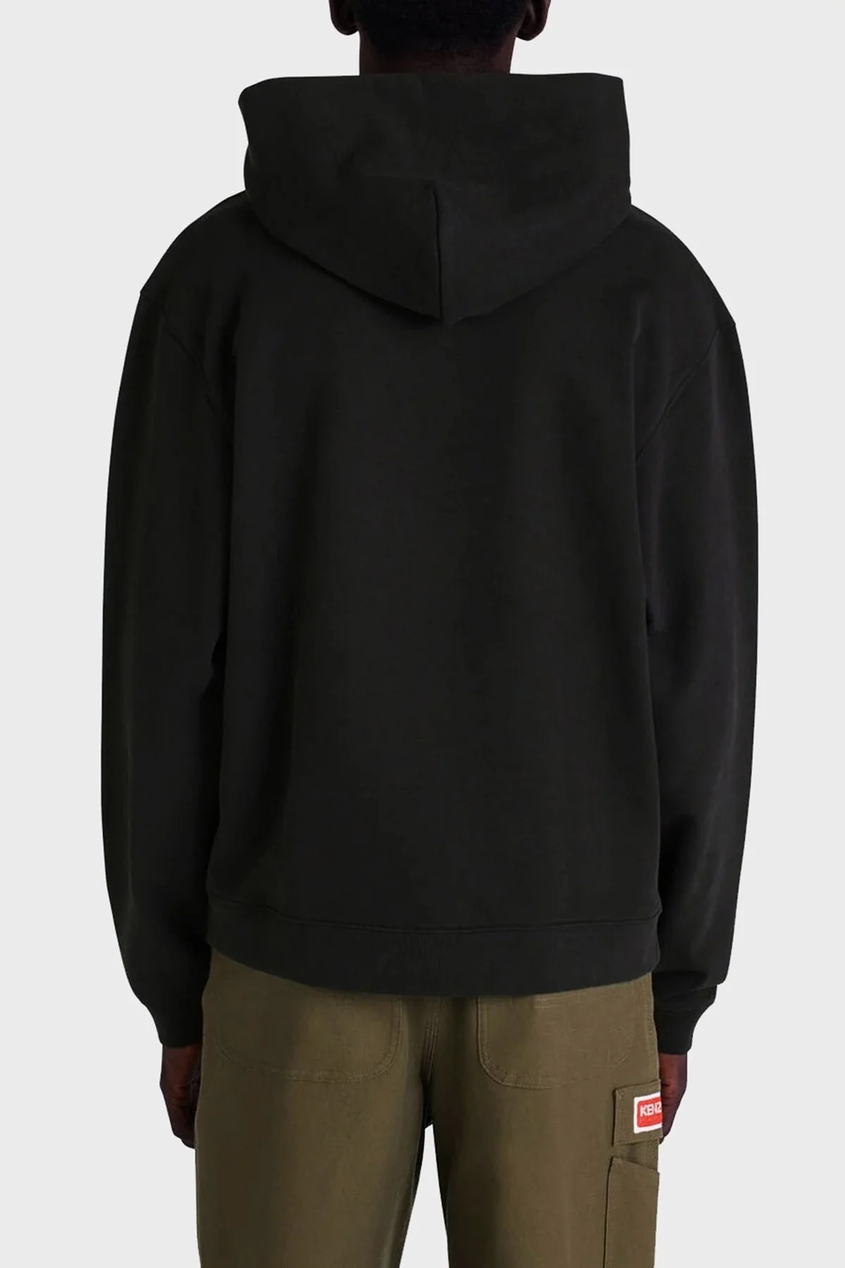 Kenzo Pamuklu Regular Fit Kanguru Cepli Kapüşonlu Erkek Sweat FC6 5SW417 4ME 99J SİYAH - 3