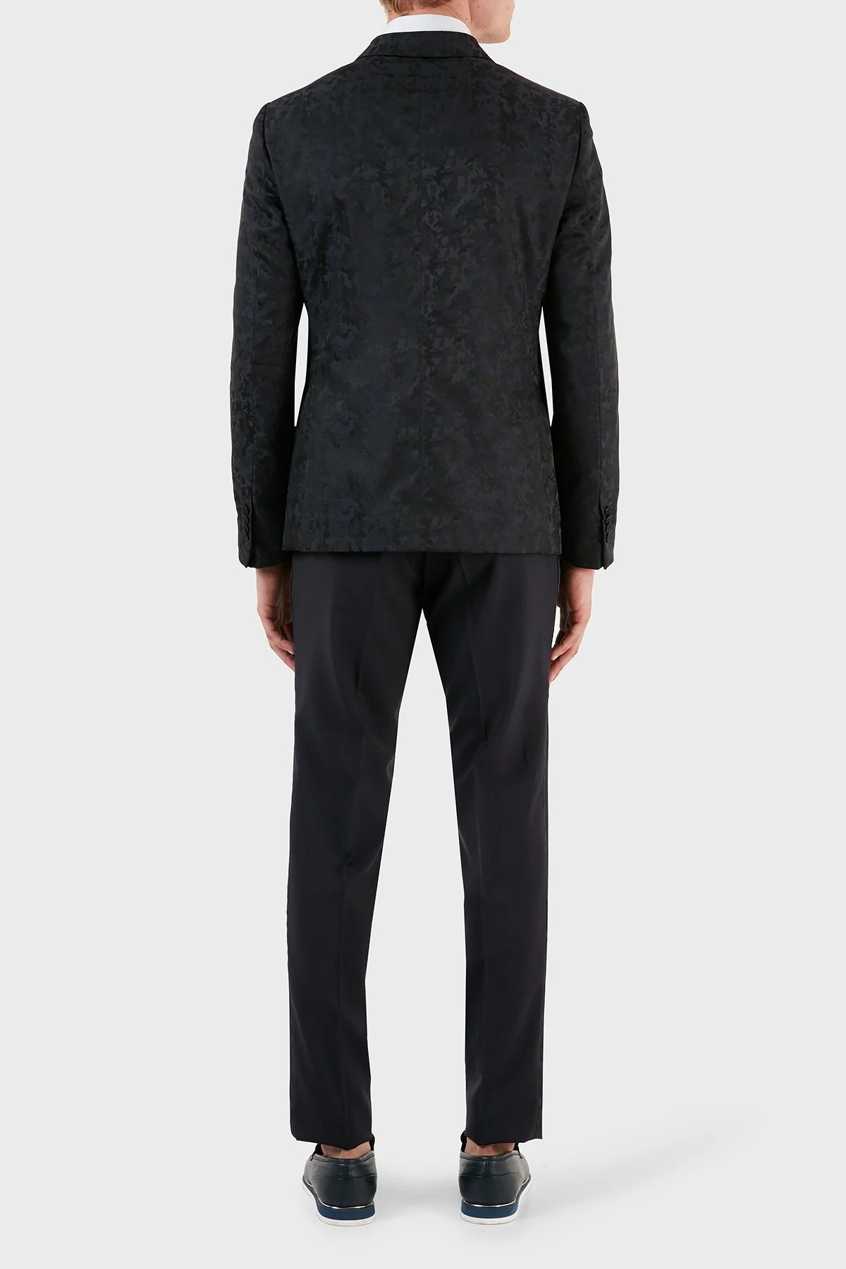 Lab Yünlü Jakarlı Klasik Erkek Takım ZOXKP29080298161TC01 SİYAH - 10