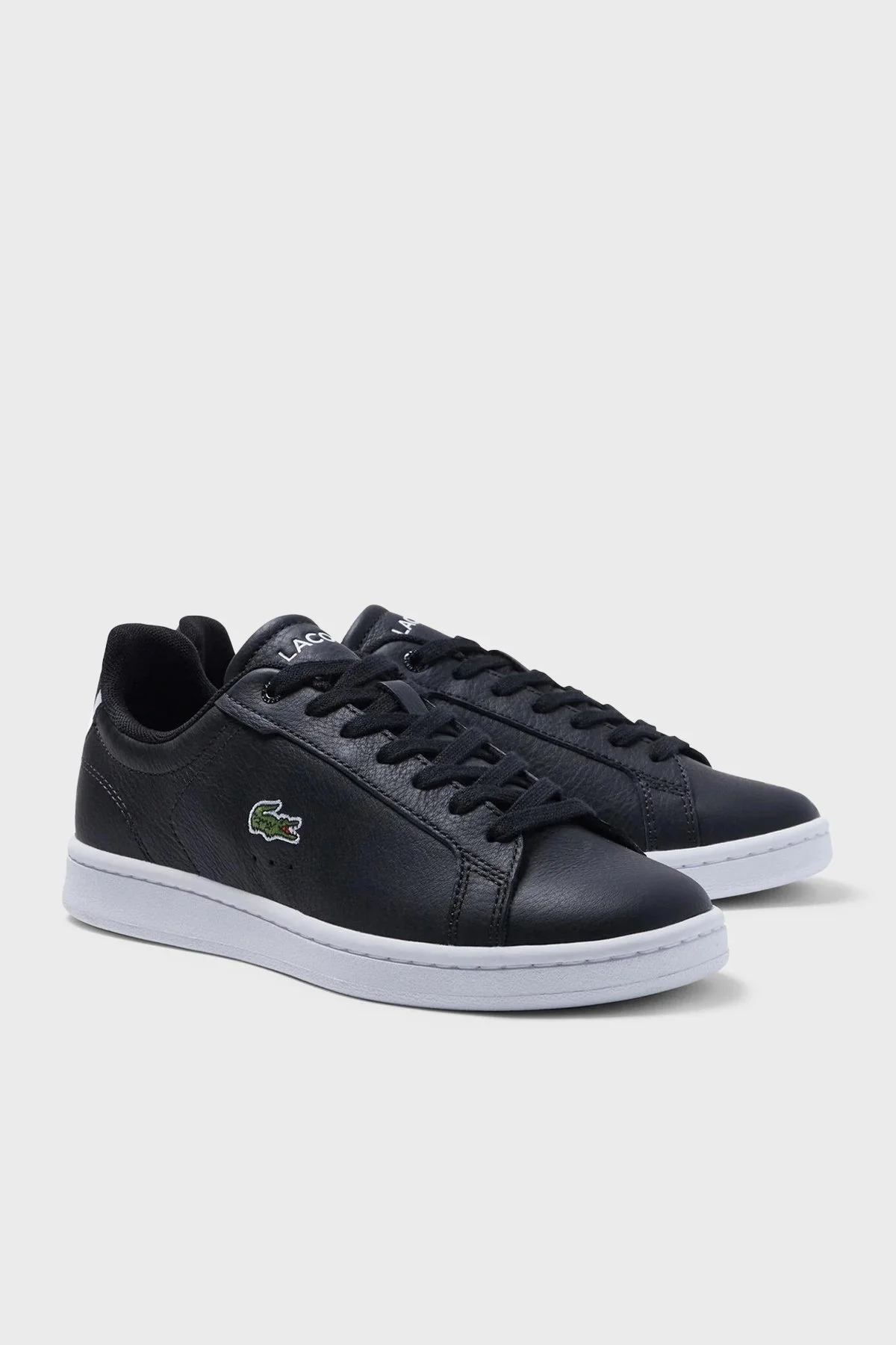 Lacoste Carnaby Deri Logolu Günlük Sneaker Bayan Ayakkabı 744SFA0005T 312 SİYAH-BEYAZ - 2