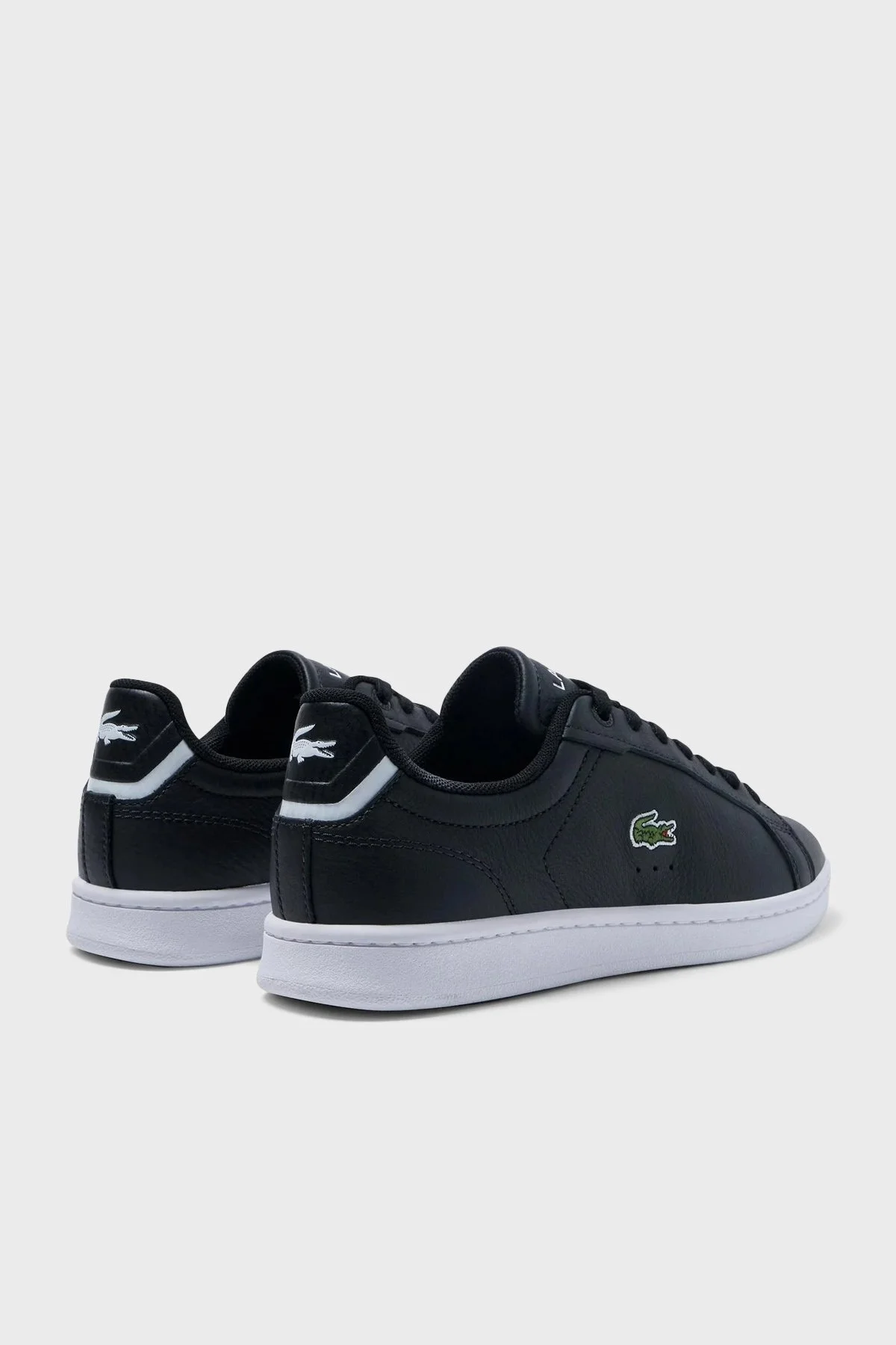 Lacoste Carnaby Deri Logolu Günlük Sneaker Bayan Ayakkabı 744SFA0005T 312 SİYAH-BEYAZ - 3