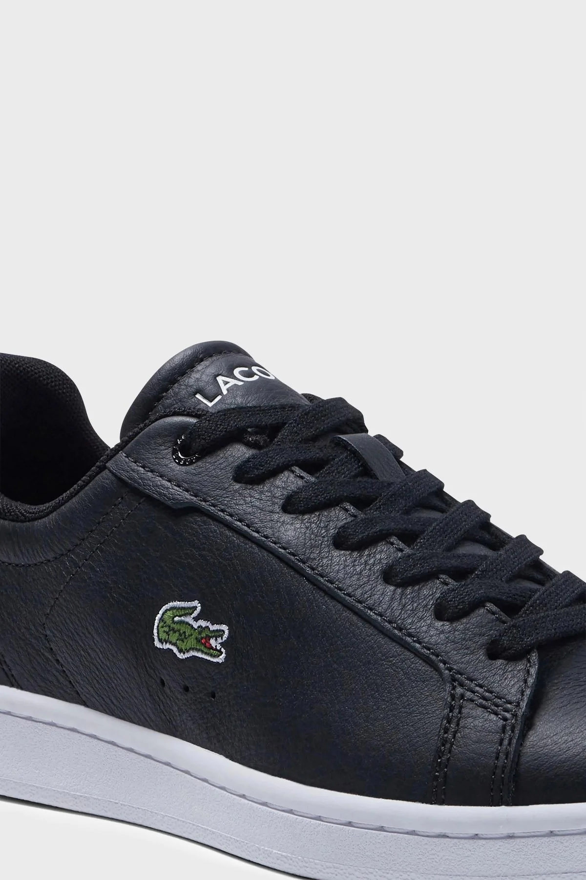 Lacoste Carnaby Deri Logolu Günlük Sneaker Bayan Ayakkabı 744SFA0005T 312 SİYAH-BEYAZ - 6